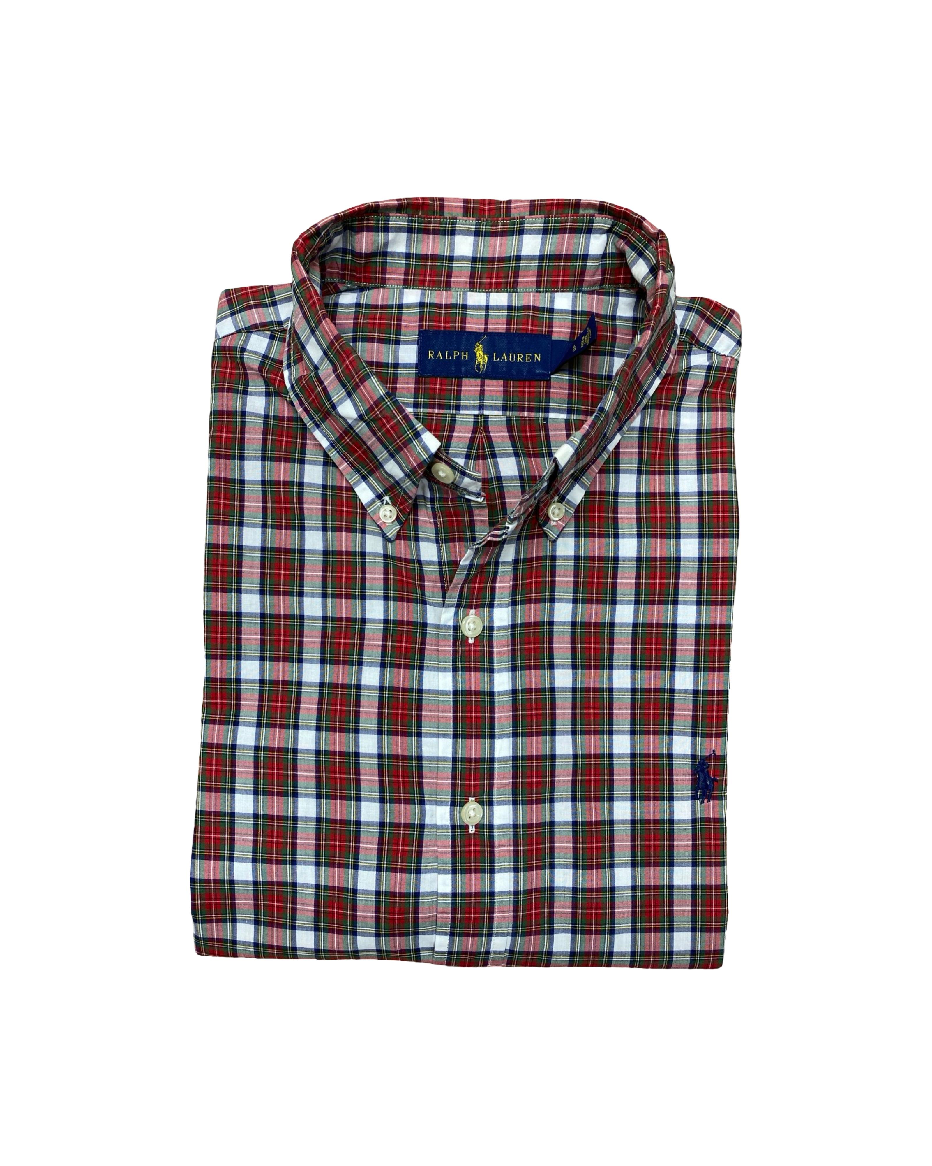 Ralph Lauren Checkered Shirt | Large | Chest 24.5”