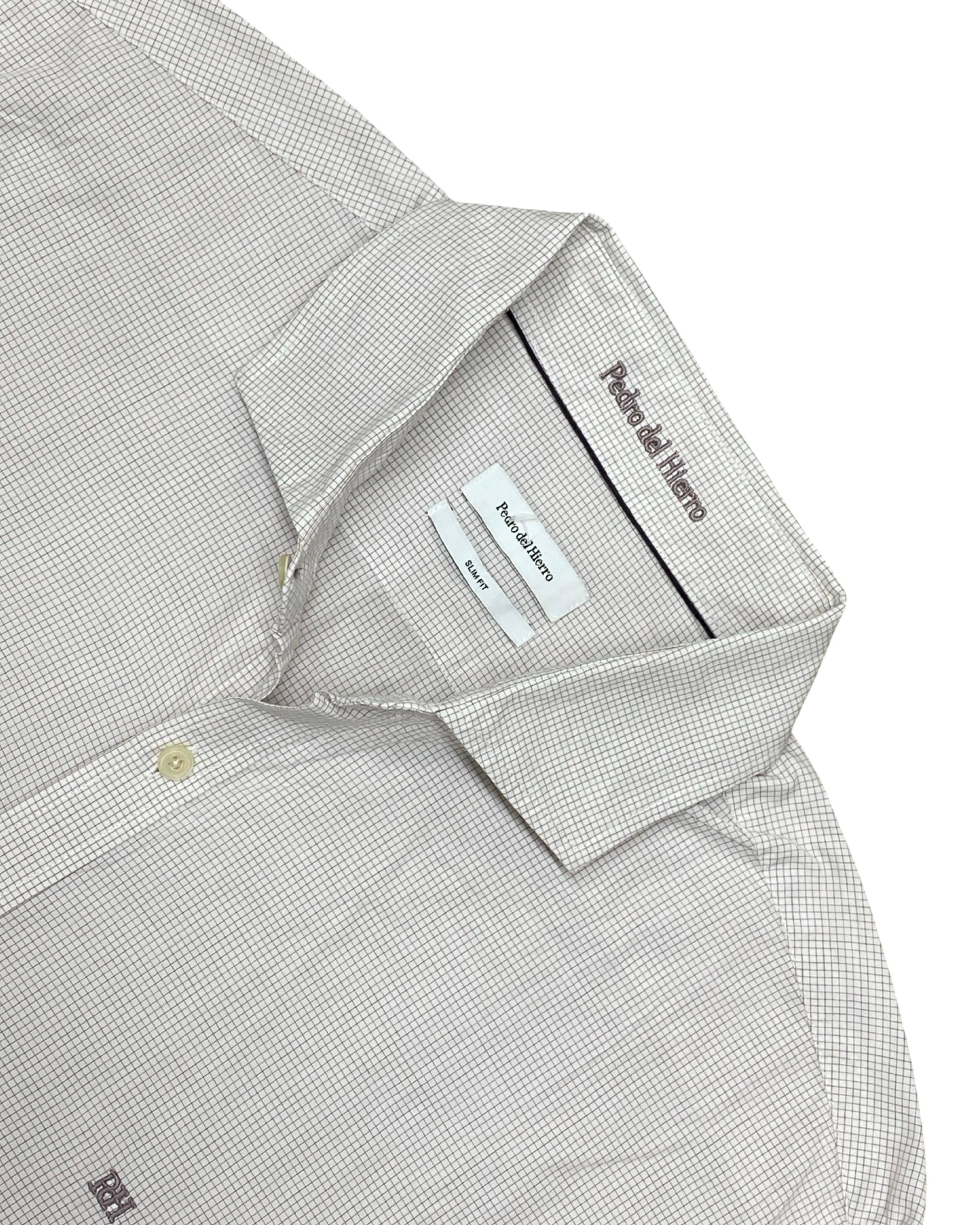 Pedro del Hierro Check Shirt | Medium | Chest 22.5”