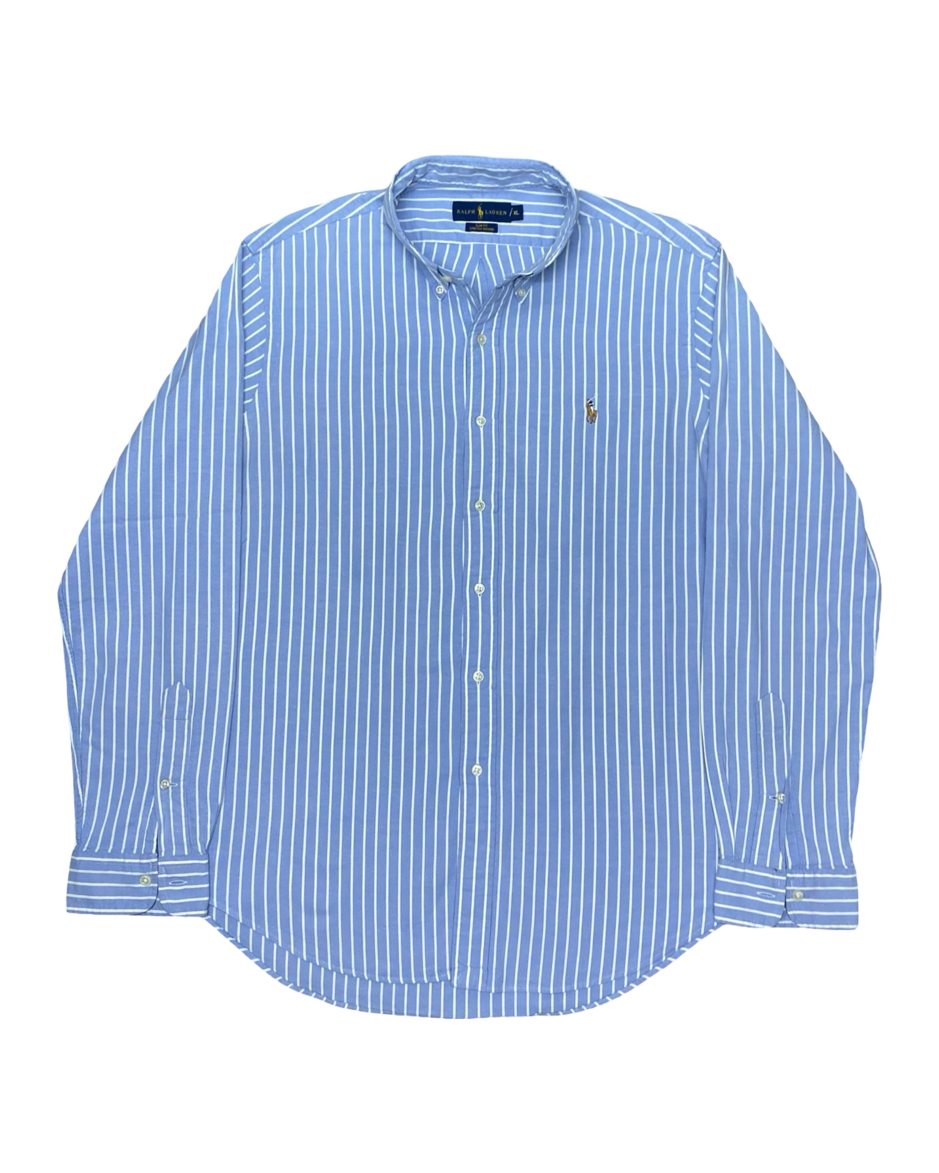 Ralph Lauren Striped Shirt | Large | Chest 24”