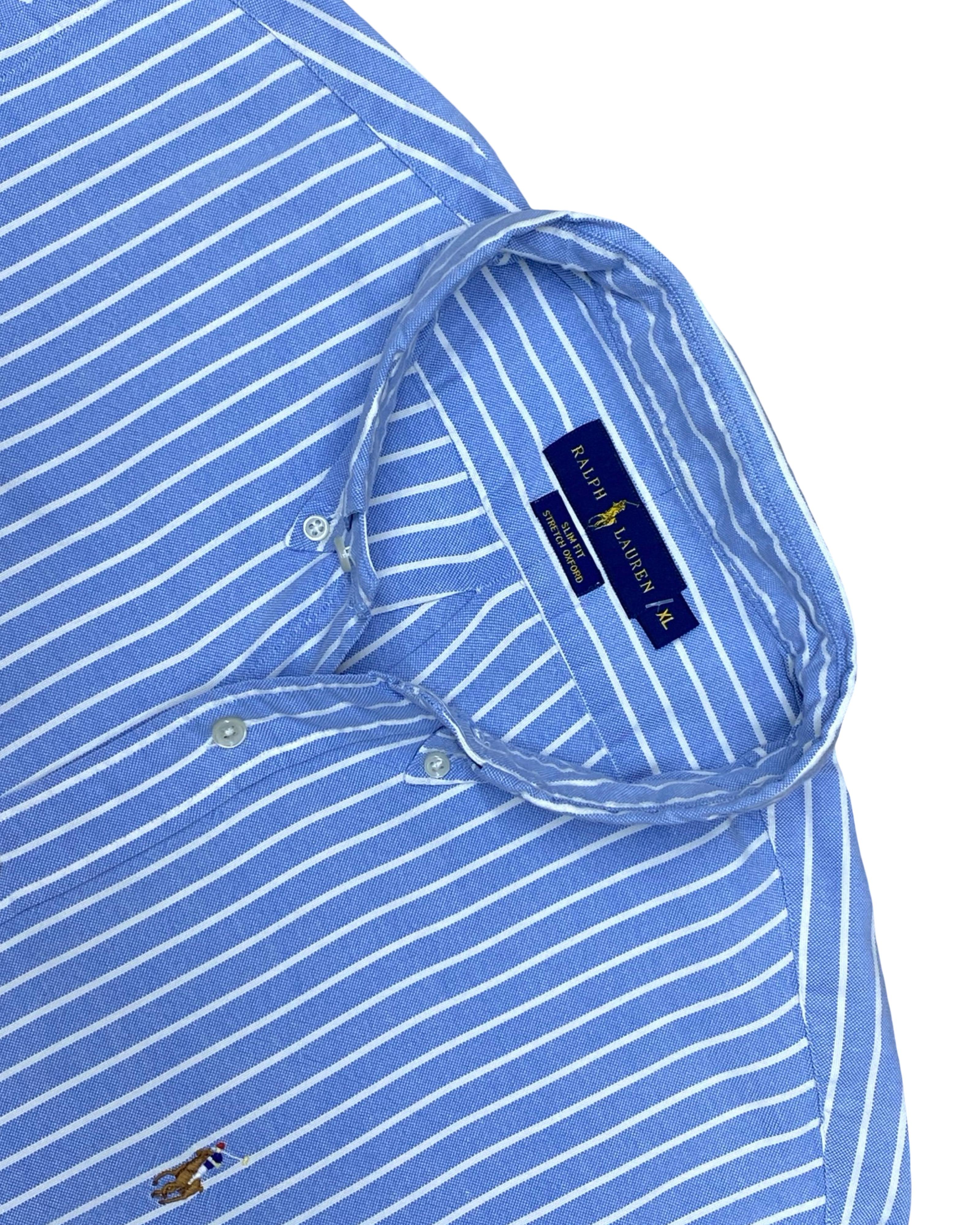 Ralph Lauren Striped Shirt | Large | Chest 24”