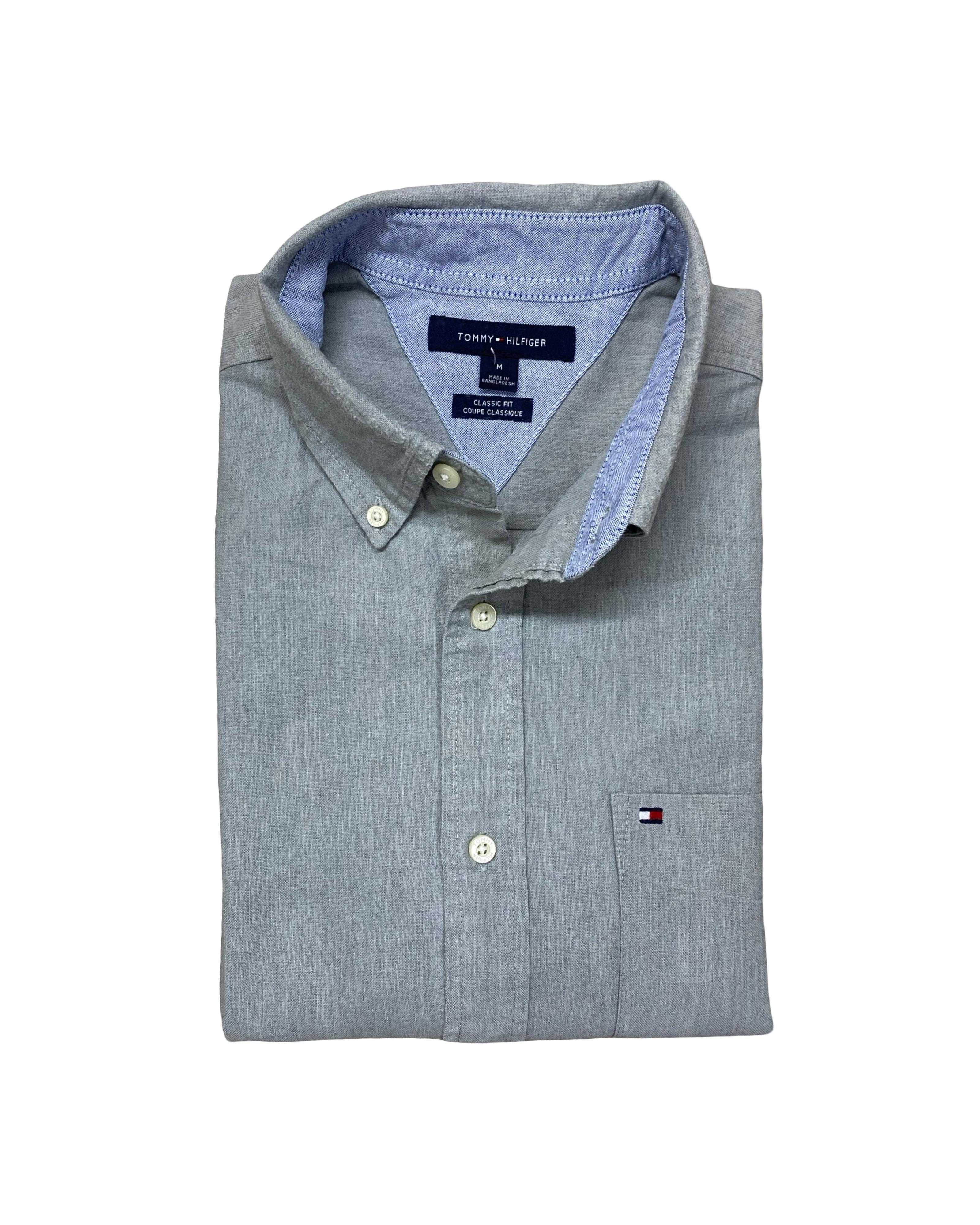 Tommy Hilfiger Oxford Shirt | Large | Chest 23.5”