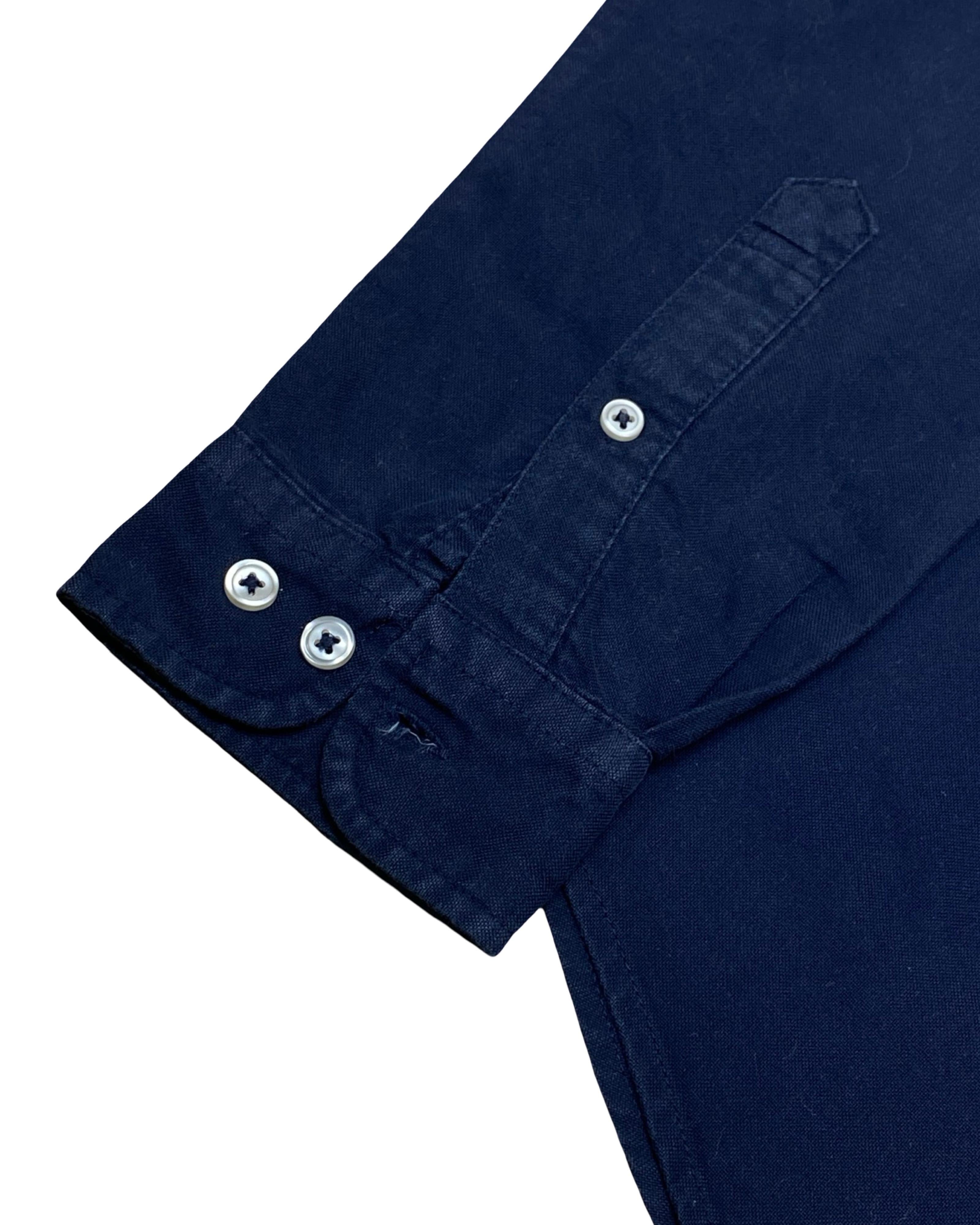 Next Navy Casual Shirt | Small | Chest 19”
