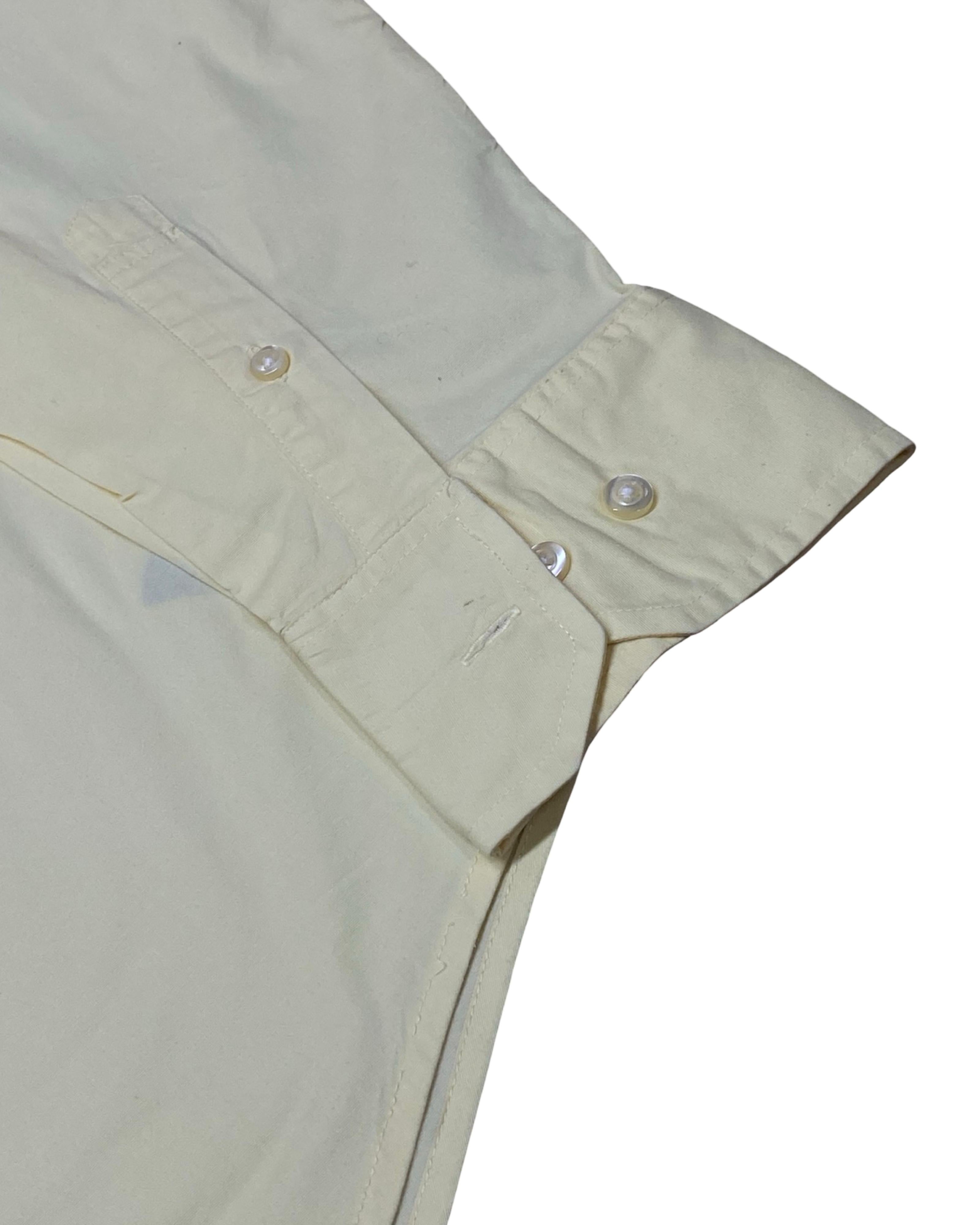 Tommy Hilfiger Cream Dress Shirt | Large | Chest 24”