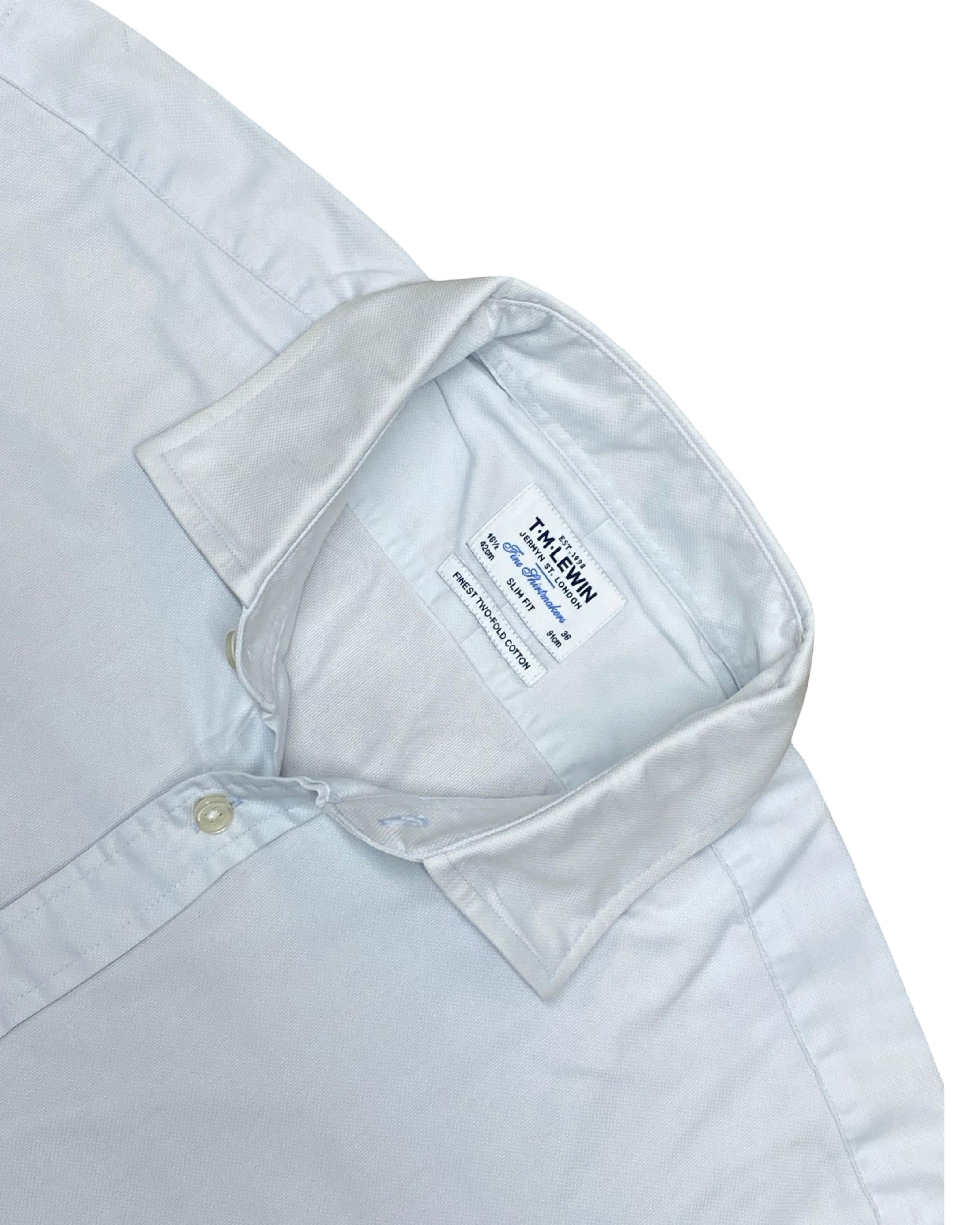 T.M Lewin Pale Blue Formal Shirt | Large | Chest 24”
