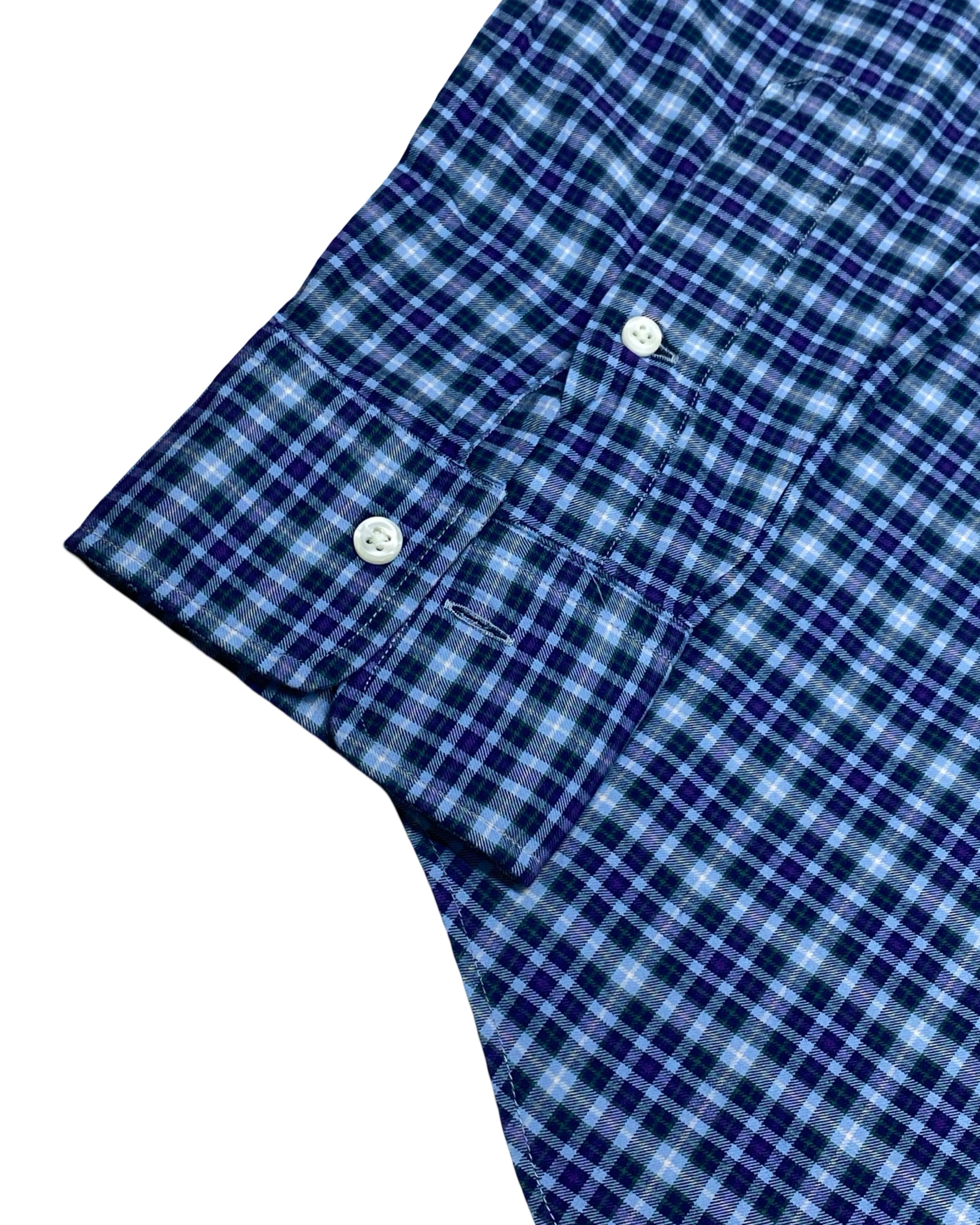Polo Ralph Lauren Checkered Shirt | Medium | Chest 21.5”