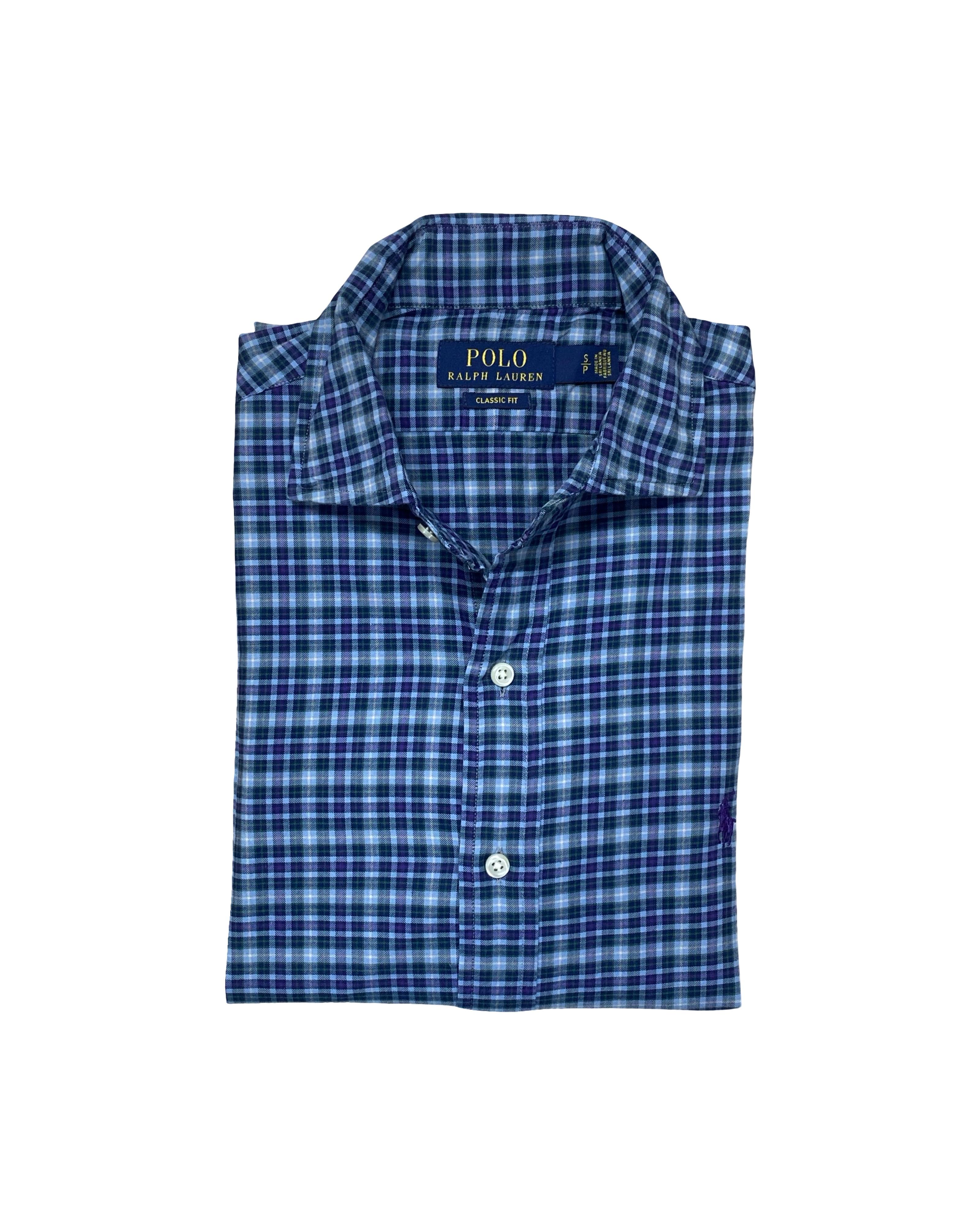 Polo Ralph Lauren Checkered Shirt | Medium | Chest 21.5”