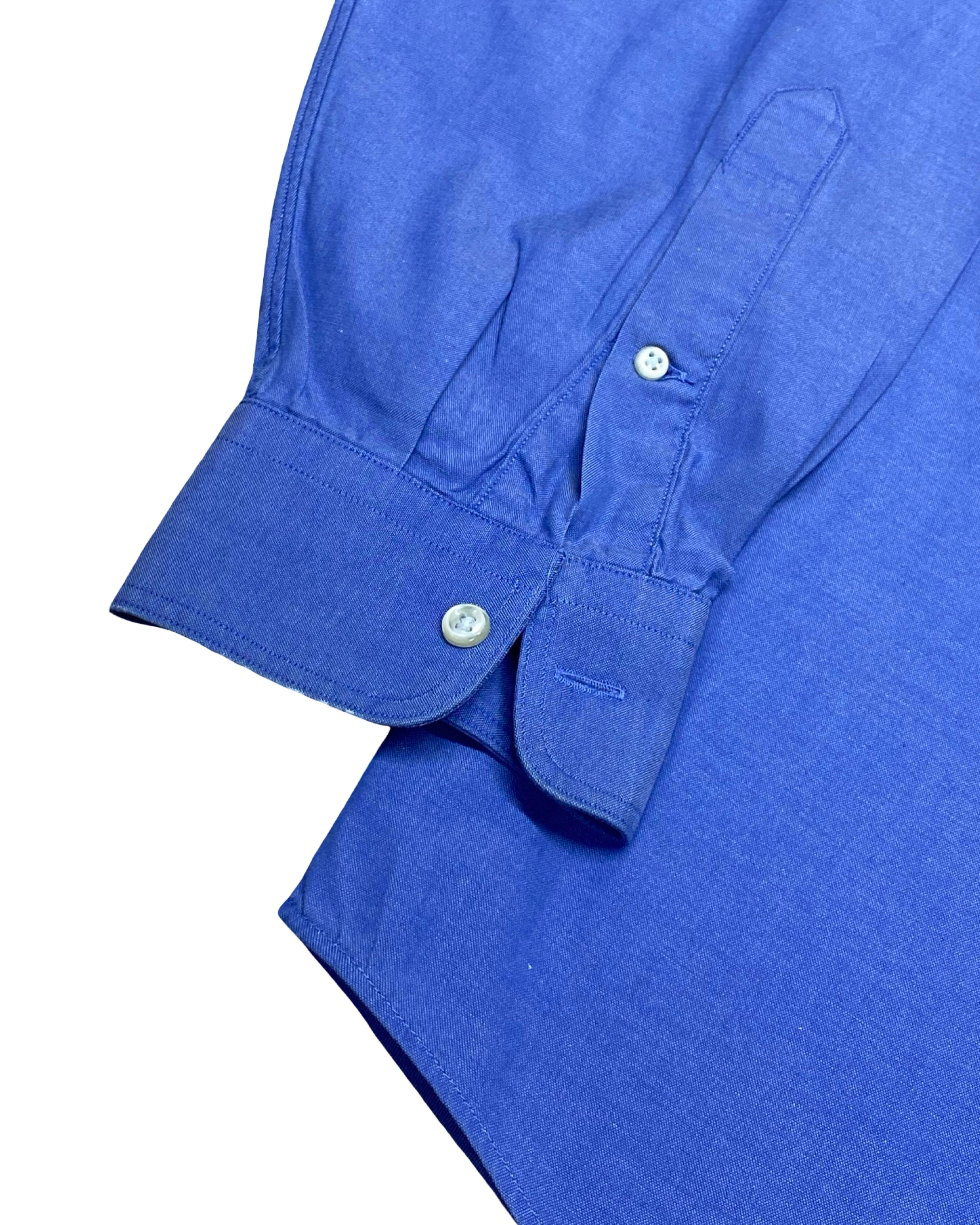 Lands' End Blue Oxford Shirt | Large | Chest 24”