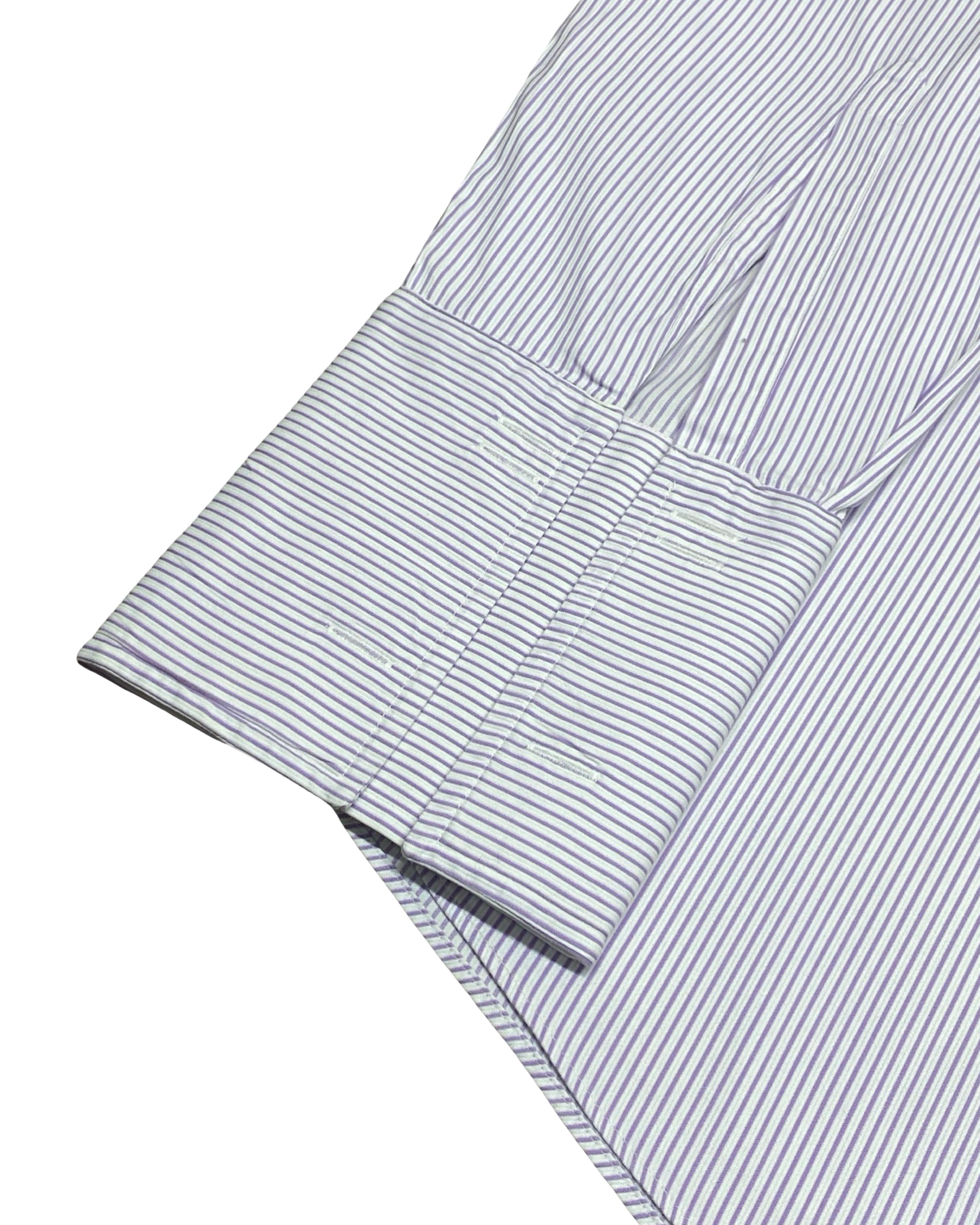 Charles Tyrwhitt Striped Formal Shirt | Large | Chest 25”