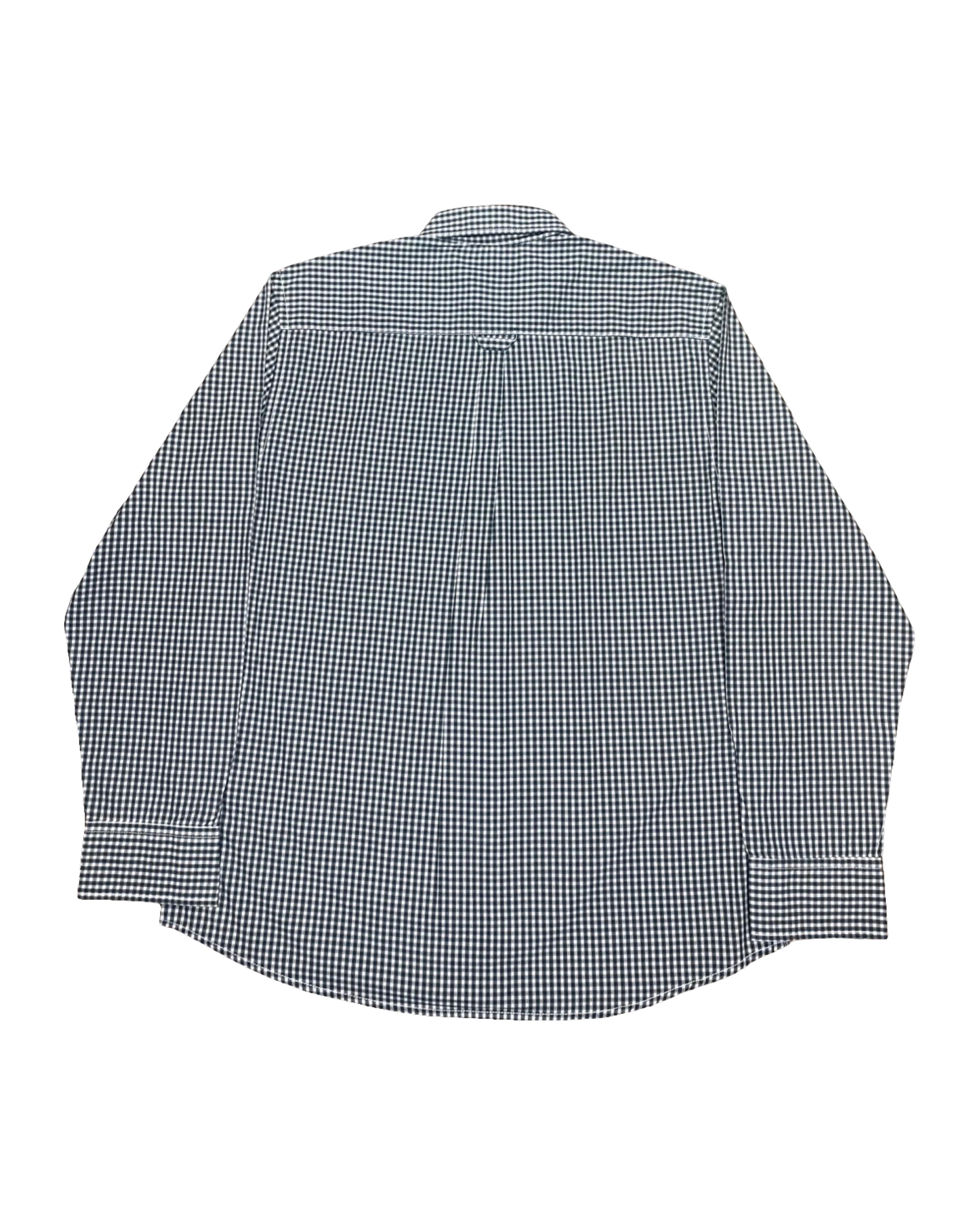 Maine Green Gingham Check Shirt | Large | Chest 23”