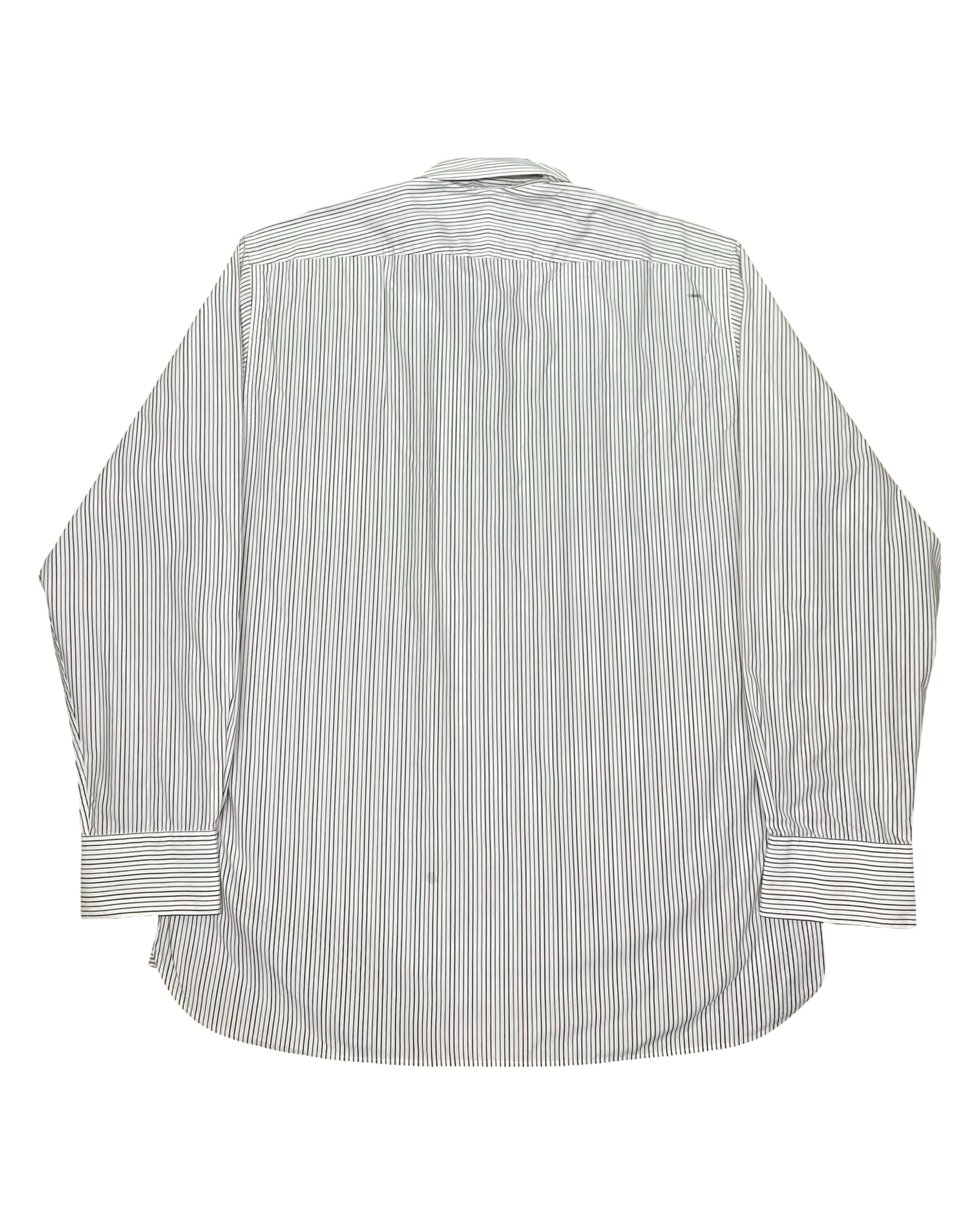 Autograph Striped Cotton Shirt | Large | Chest 24.5”