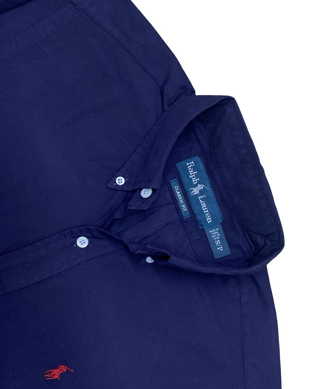 Polo Ralph Lauren Navy Shirt | Medium | Chest 21.5”