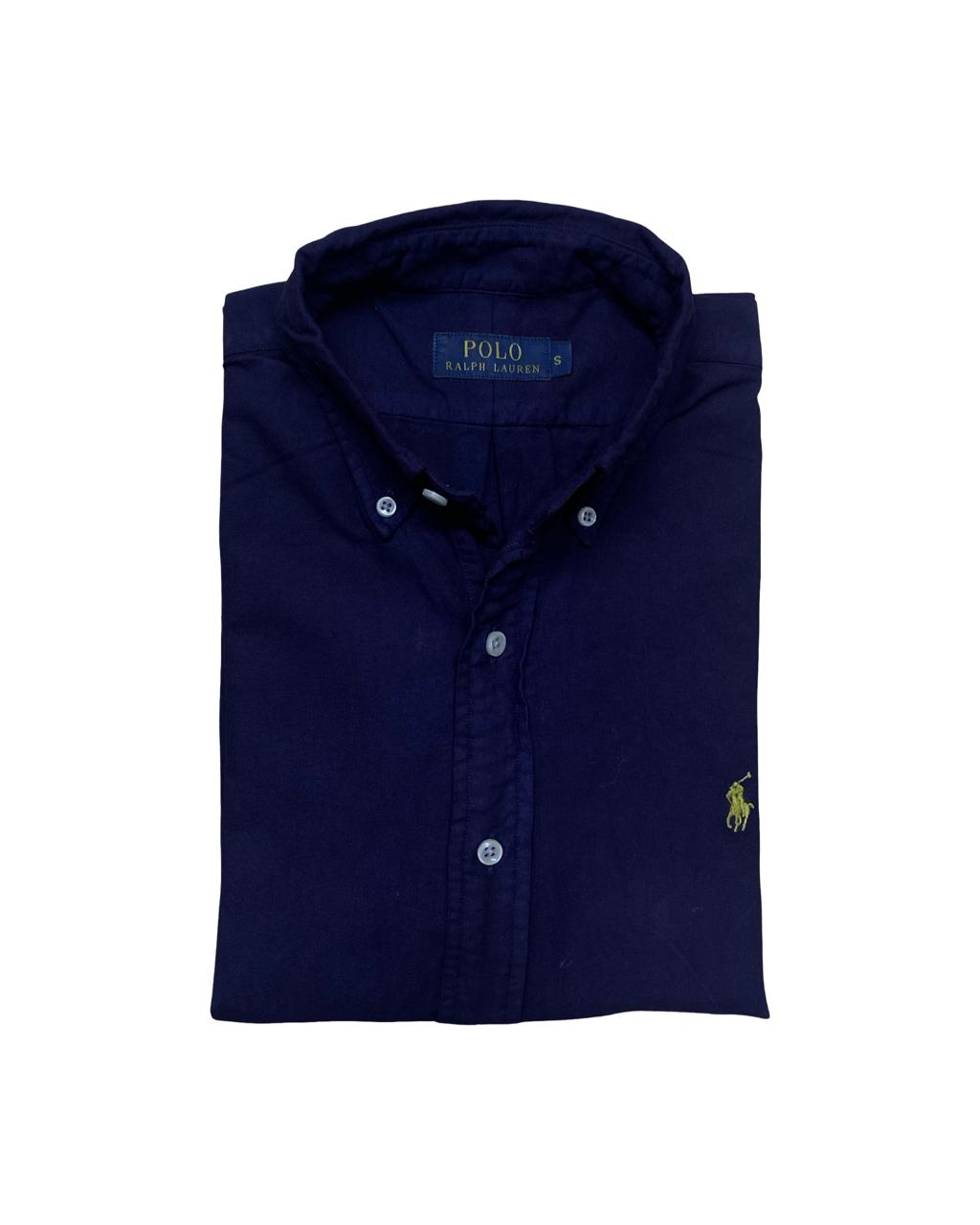 Polo Ralph Lauren Navy Shirt | Medium | Chest 22”