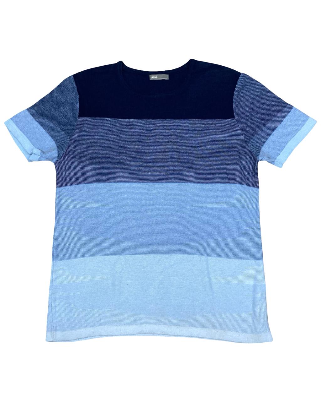 ASOS Striped Knit T-Shirt | Medium | Chest 21.5”