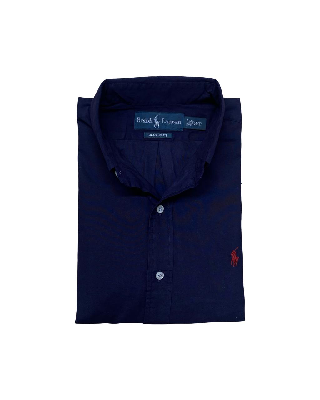 Polo Ralph Lauren Navy Shirt | Medium | Chest 21.5”