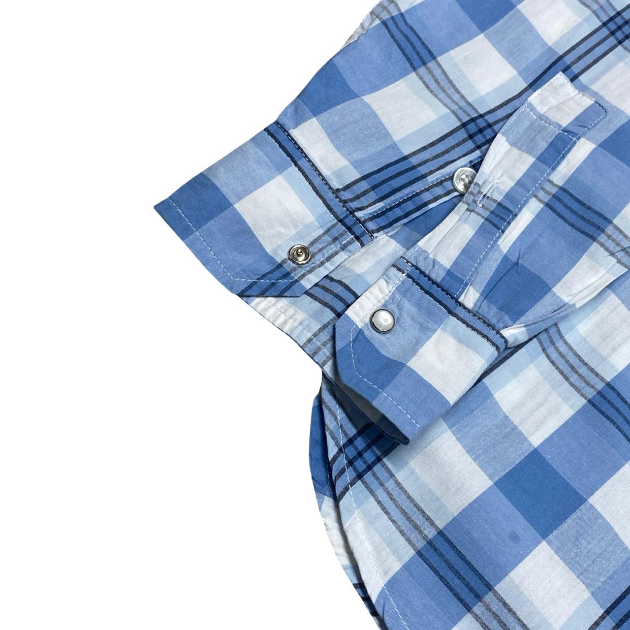 Levi’s Blue Check Shirt | Large | Chest 24”