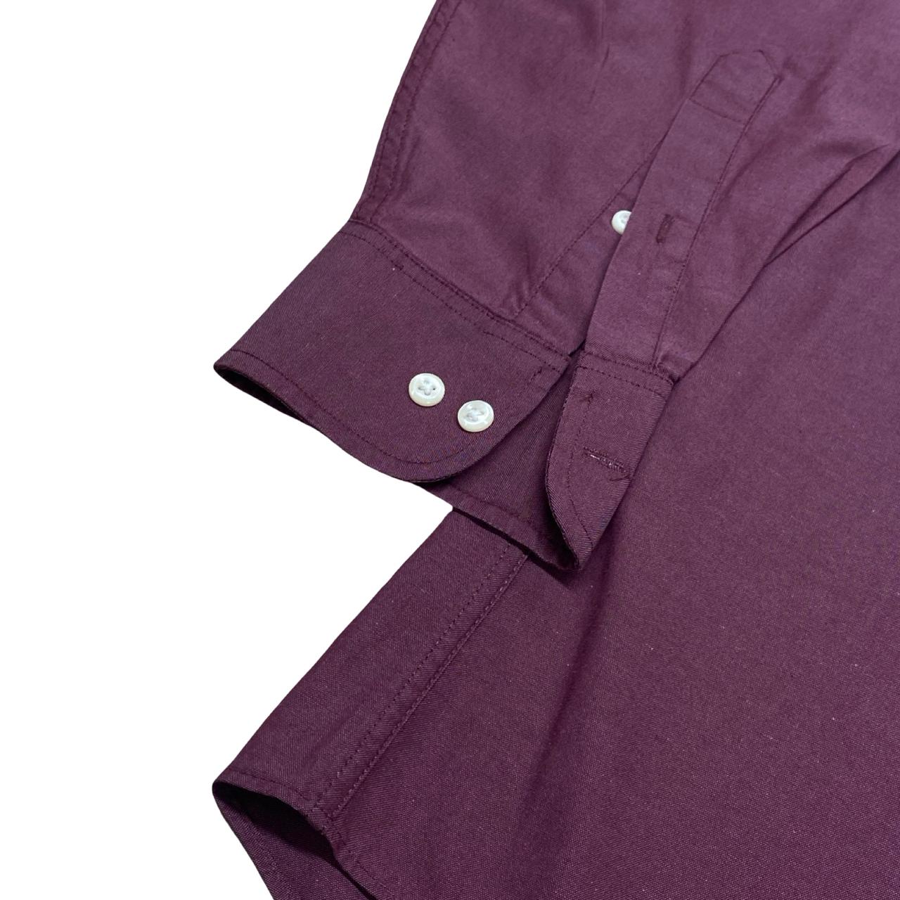 Izod Maroon Dress Shirt | Medium | Chest 22”