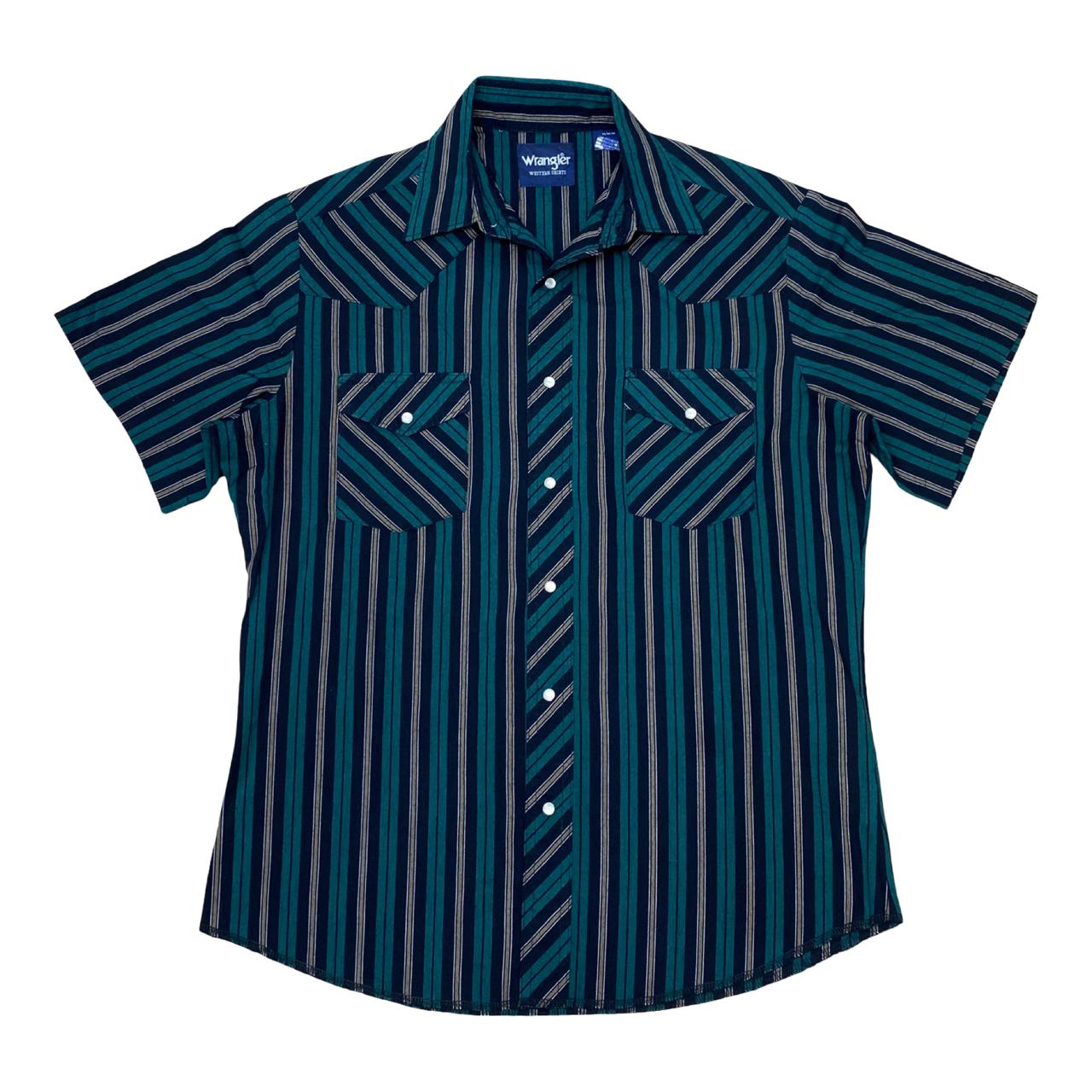 Wrangler Striped Shirt | Large | Chest 23”