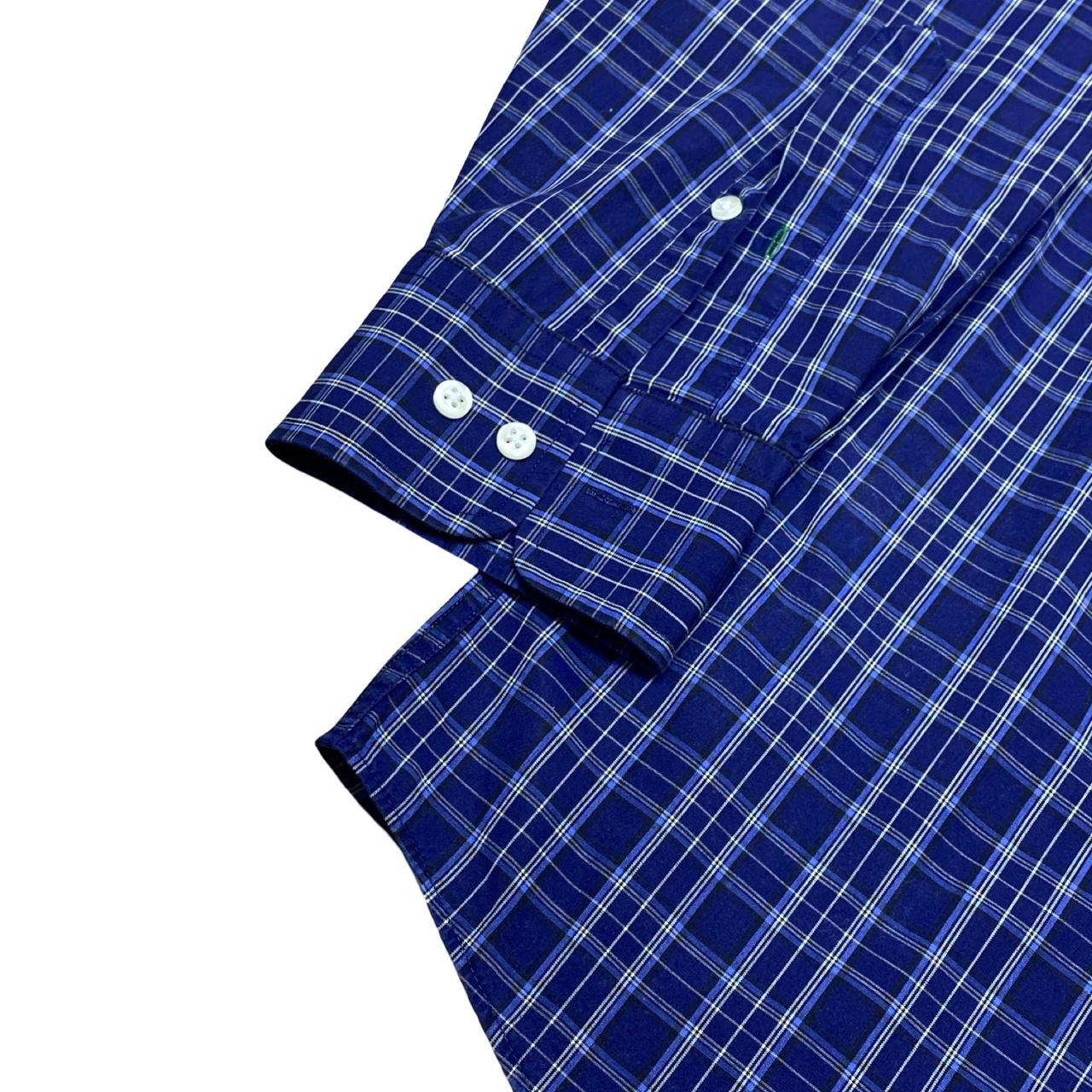 Tommy Hilfiger Blue Check Shirt | Large | Chest 23”