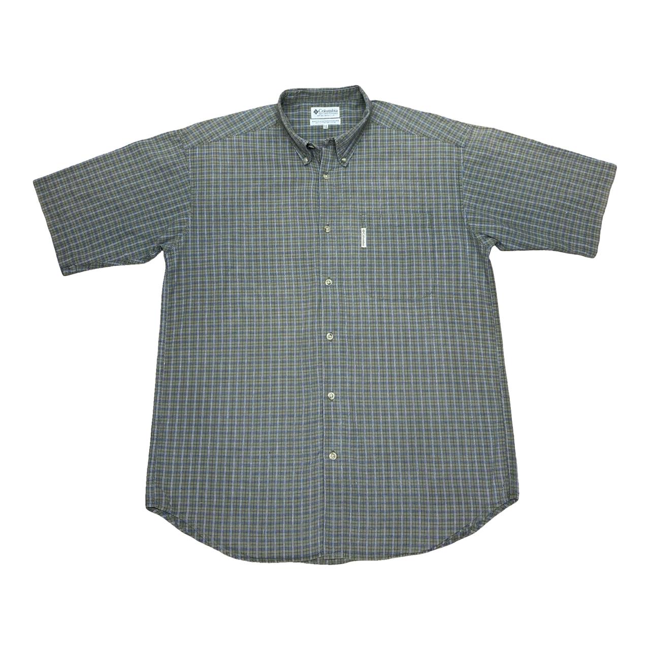 Columbia Short Sleeve Check Shirt | Large | Chest 24.5”