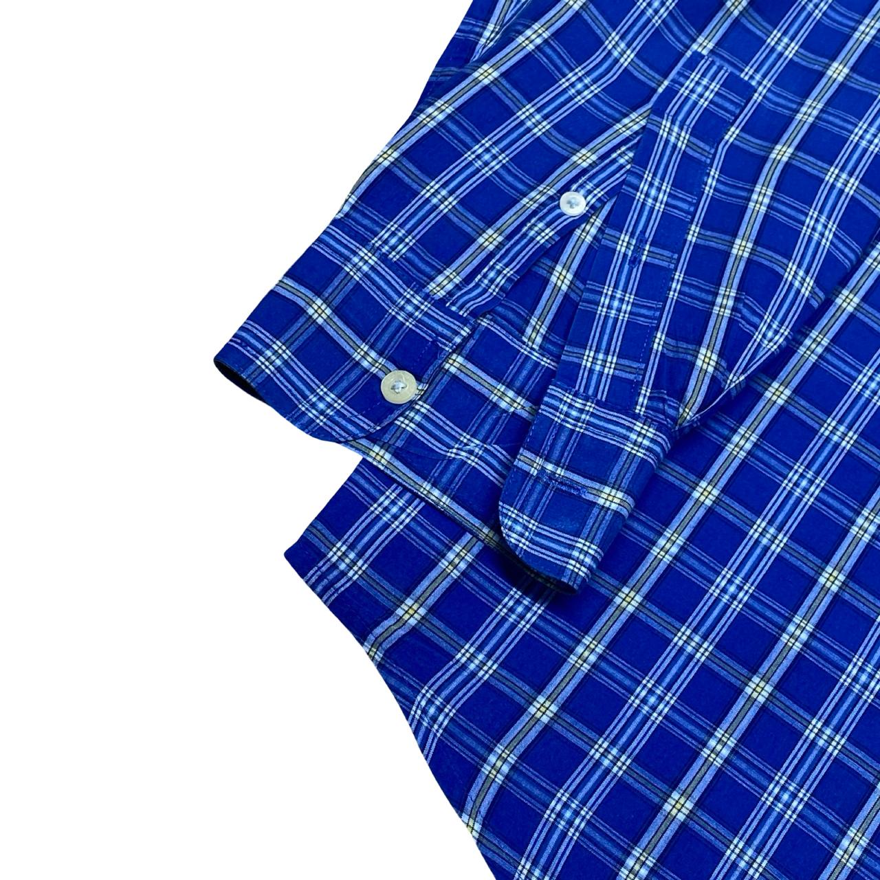Chaps Blue Check Shirt | XL | Chest 25.5”