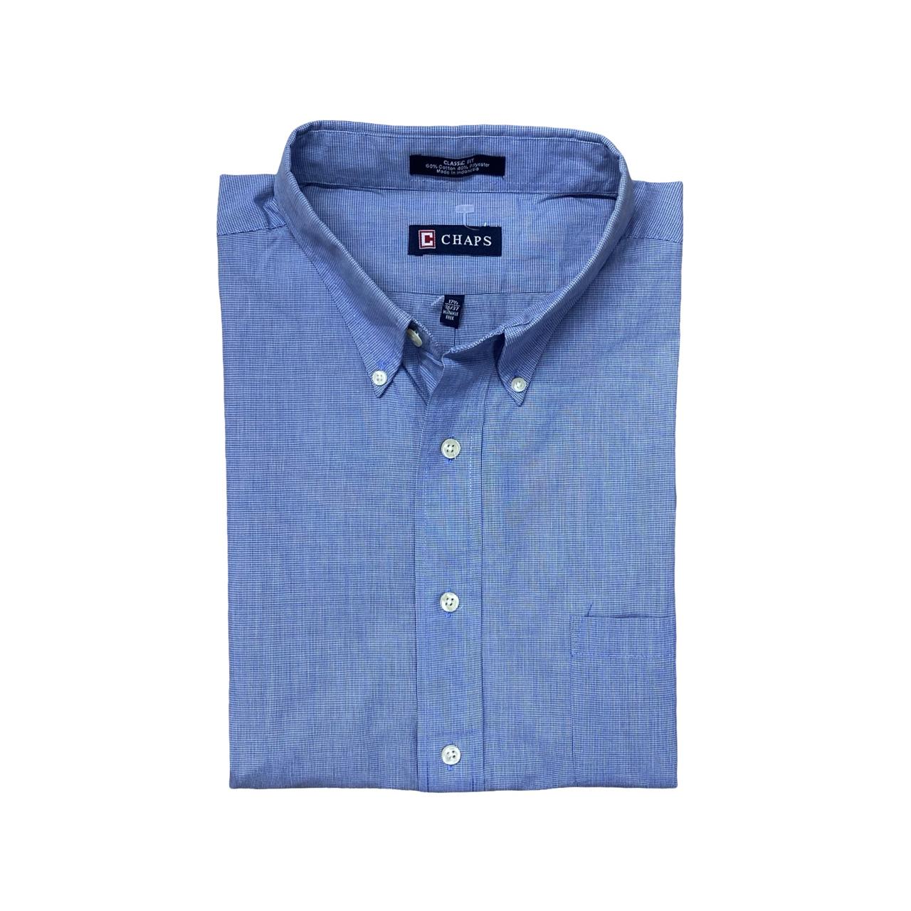 Chaps Blue Long Sleeve Shirt | XL | Chest 26.5”