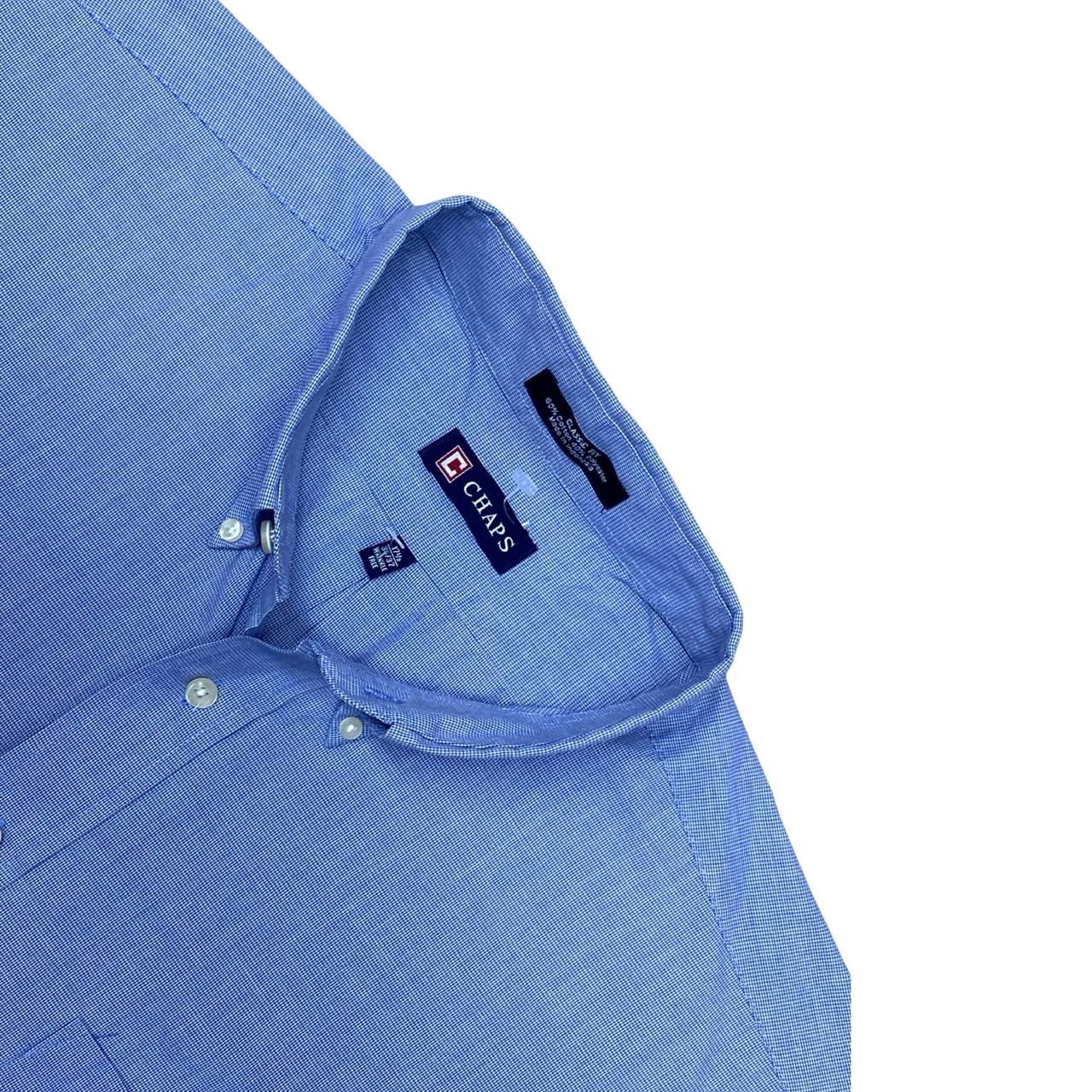 Chaps Blue Long Sleeve Shirt | XL | Chest 26.5”