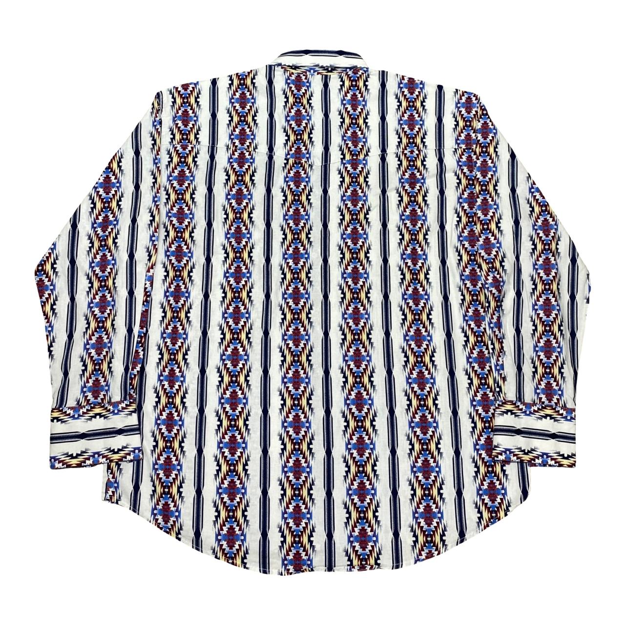Wrangler Aztec Pattern Shirt | XL | Chest 26.5”