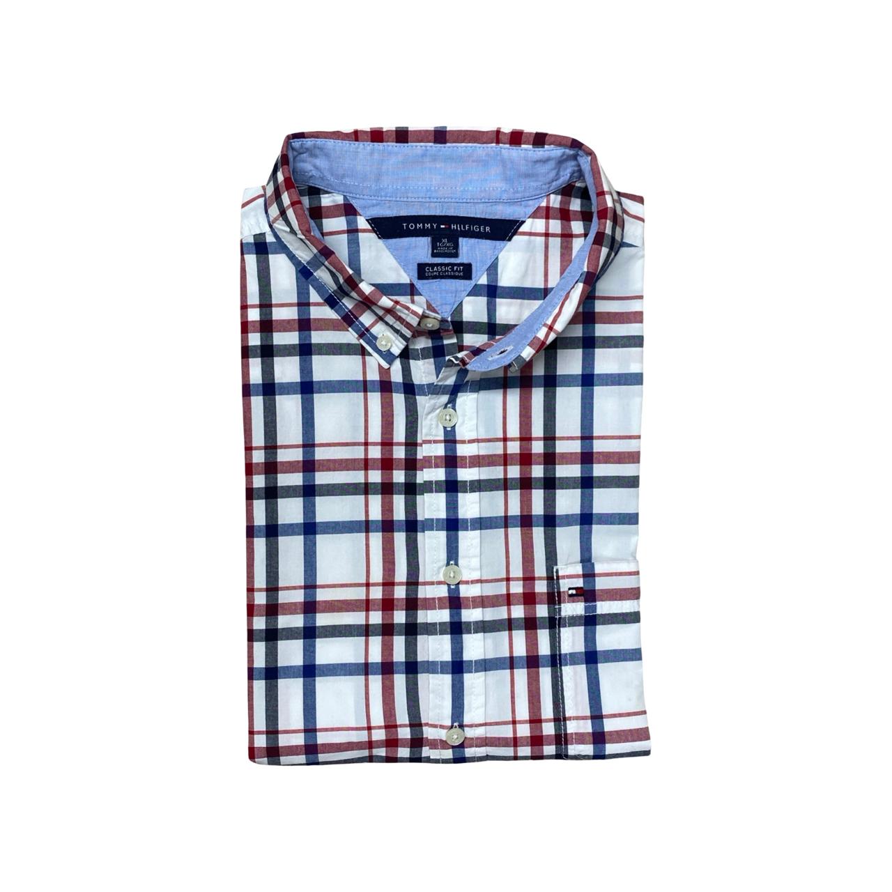 Tommy Hilfiger Check Shirt | Medium | Chest 21.5”