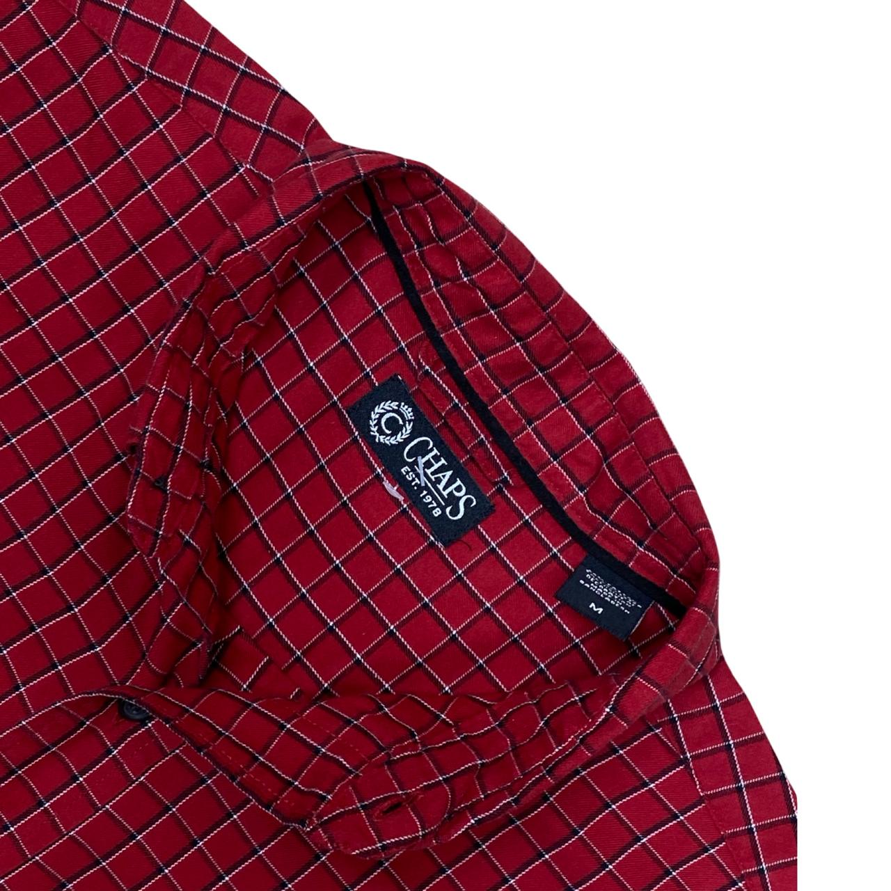 Chaps Red Check Shirt | Large | Chest 23”