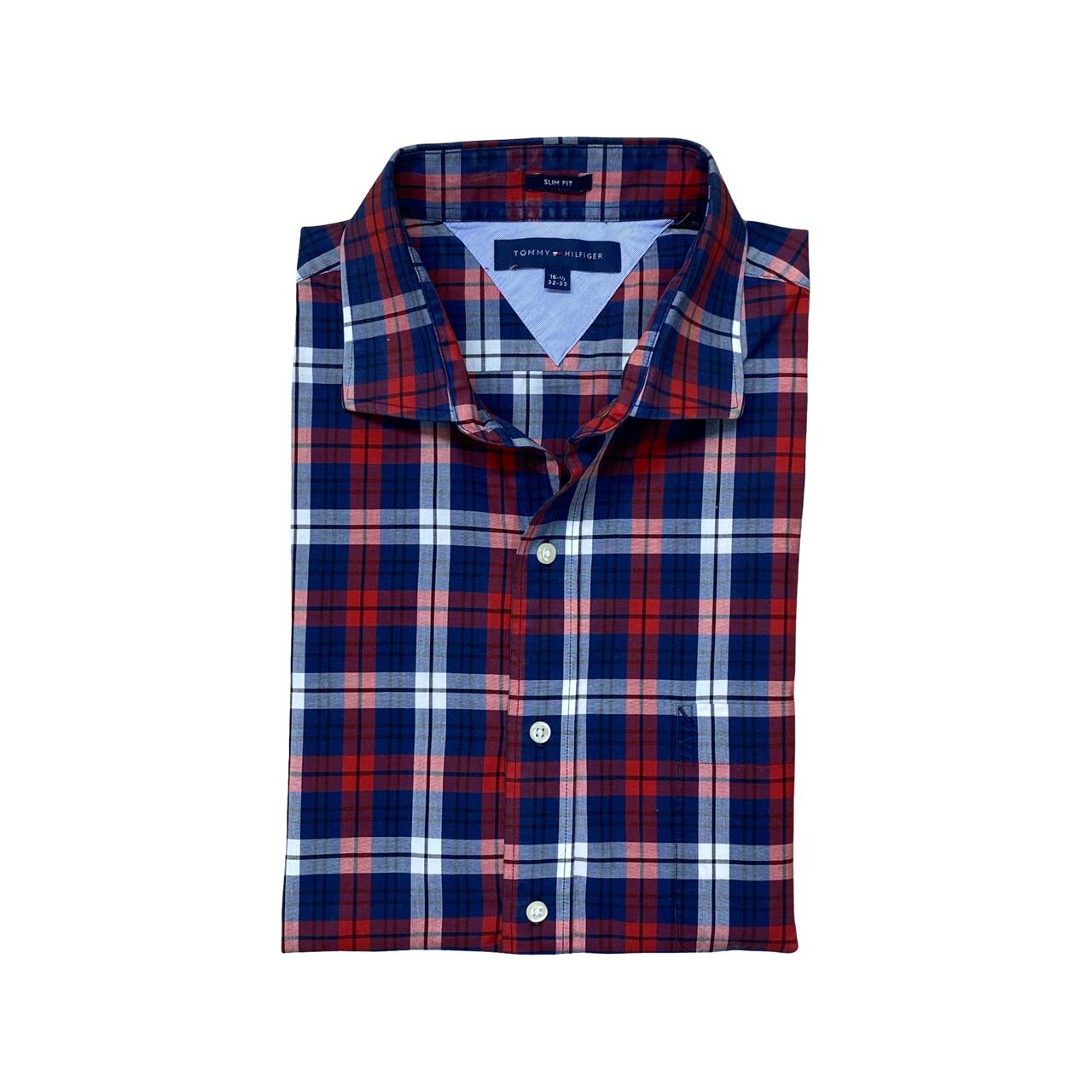 Tommy Hilfiger Check Shirt | Medium | Chest 22.5”