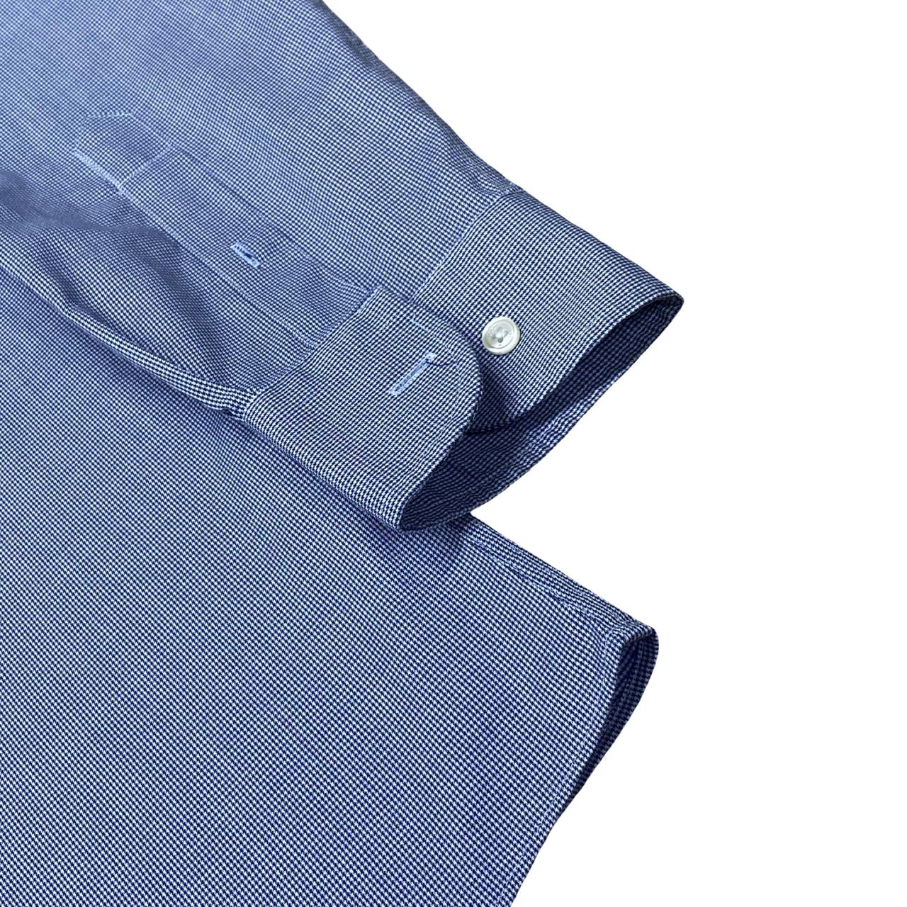 Tommy Hilfiger Micro Check Shirt | Large | Chest 23”