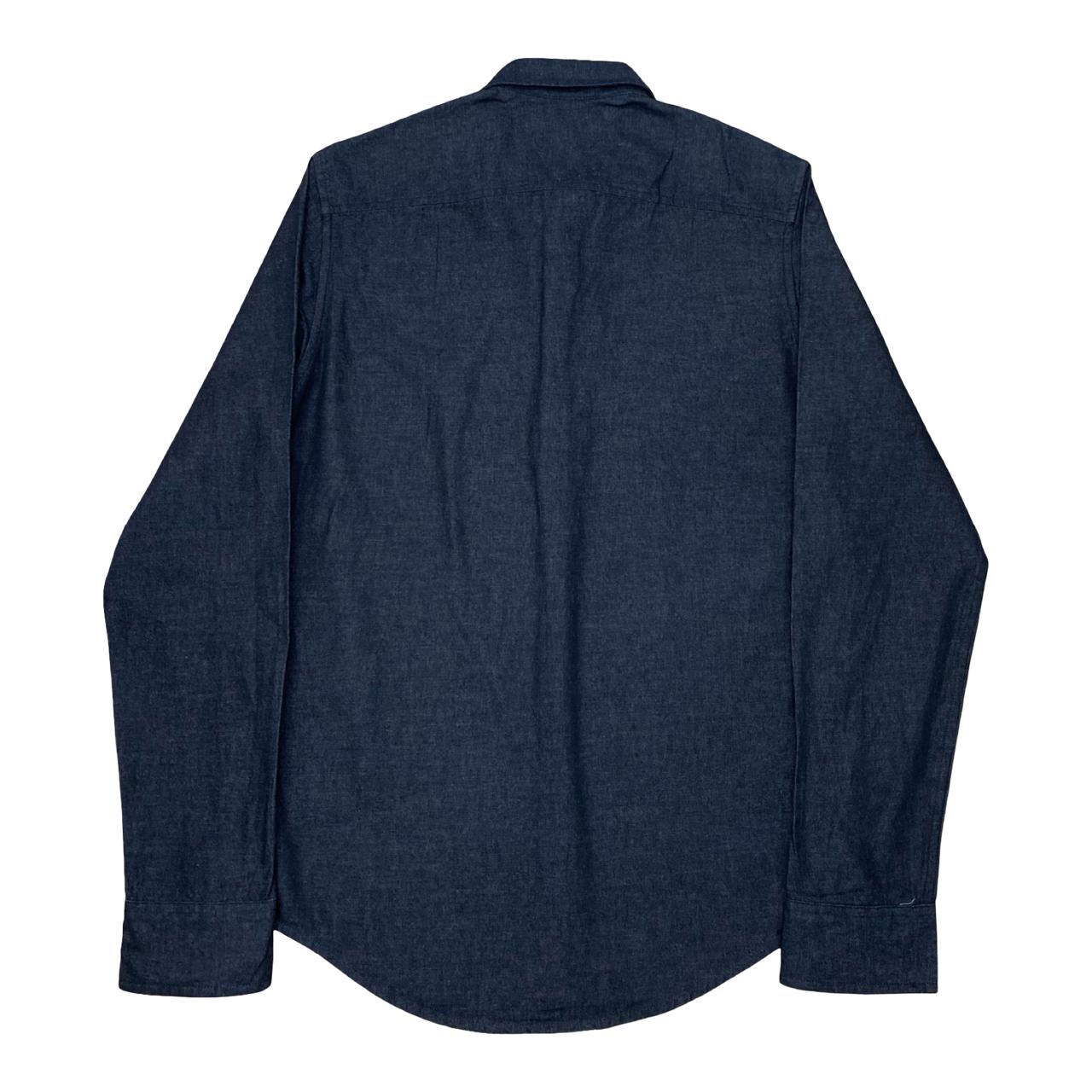 Tommy Hilfiger Navy Solid Shirt | Small | Chest 20”
