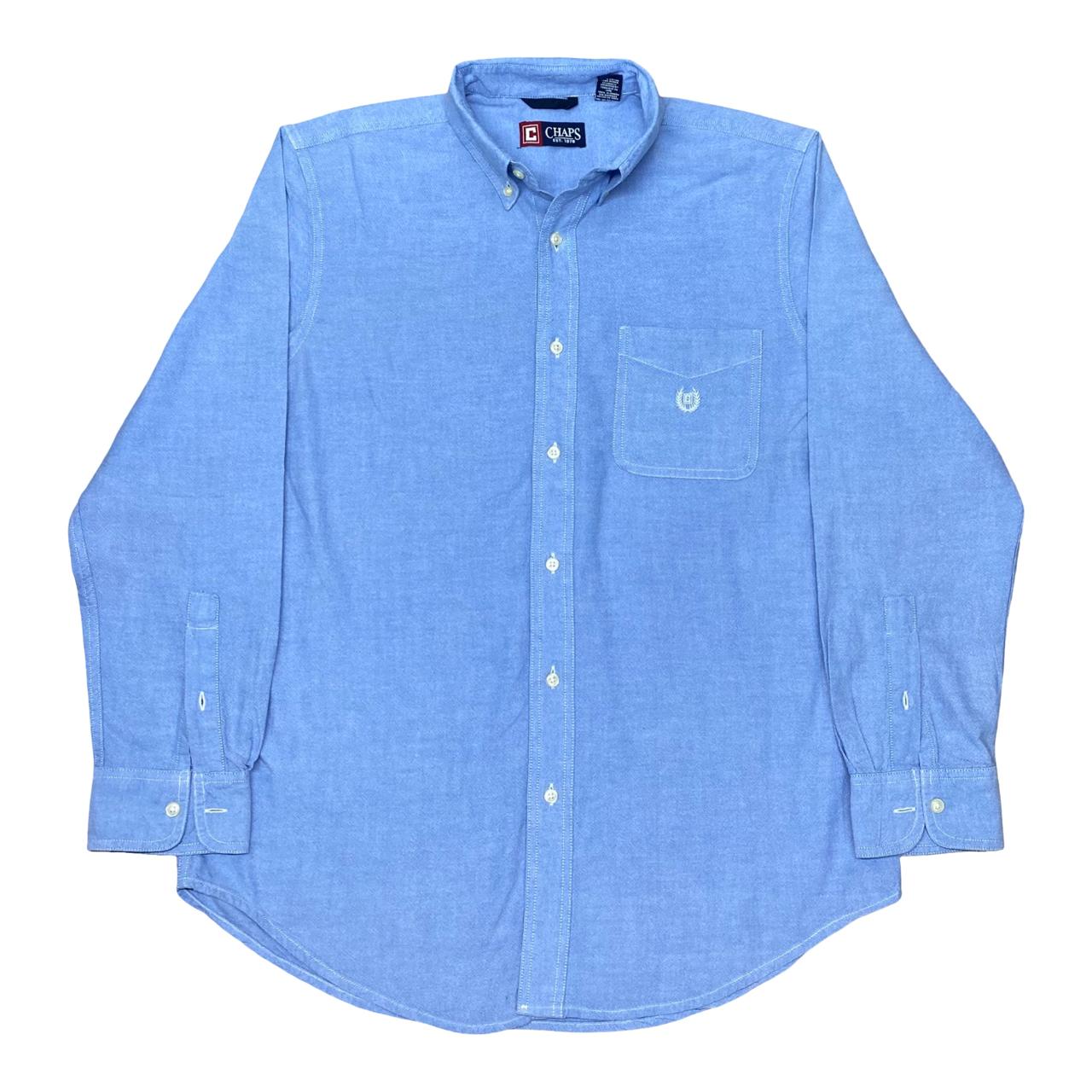 Chaps Blue Oxford Shirt | Large | Chest 24.5”