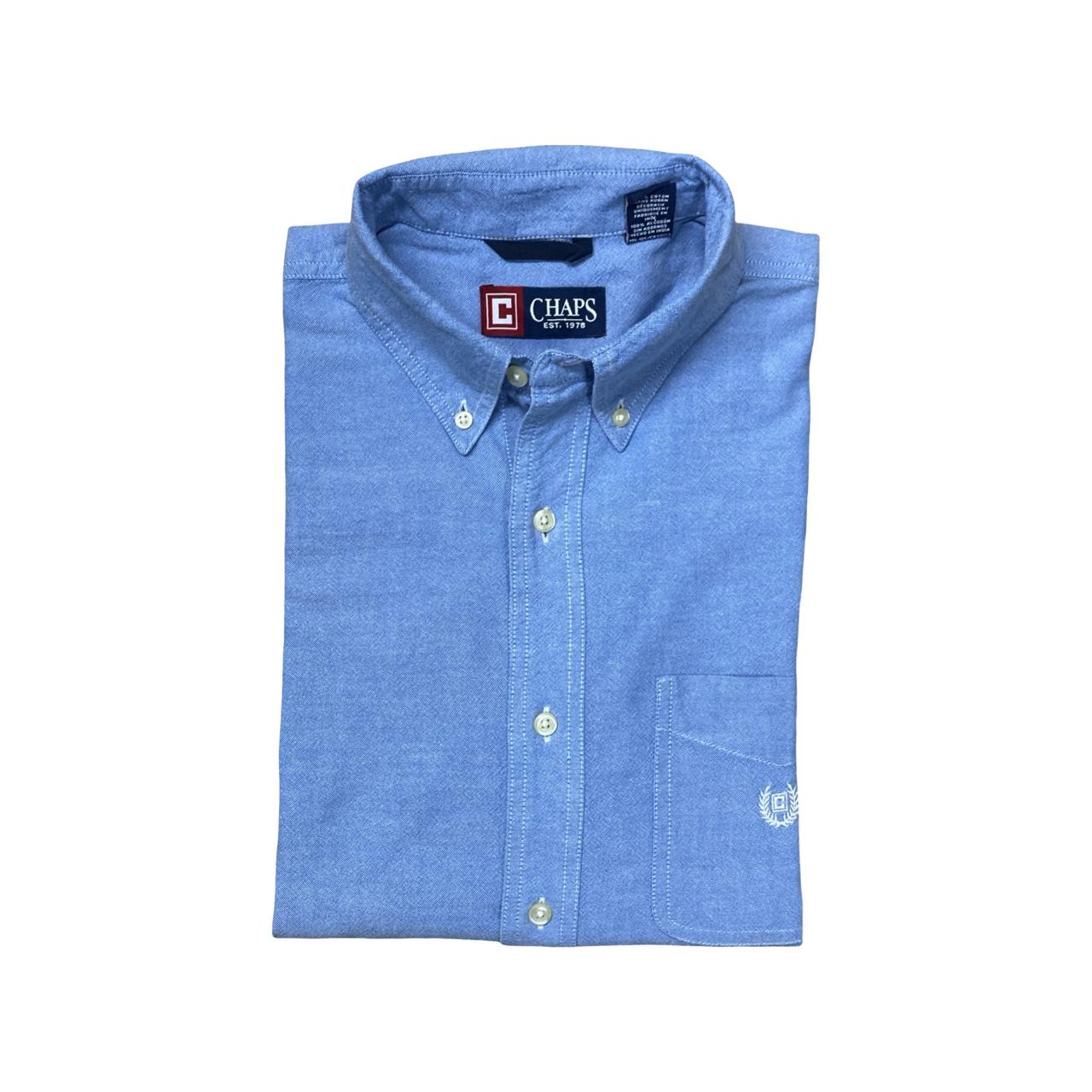 Chaps Blue Oxford Shirt | Large | Chest 24.5”