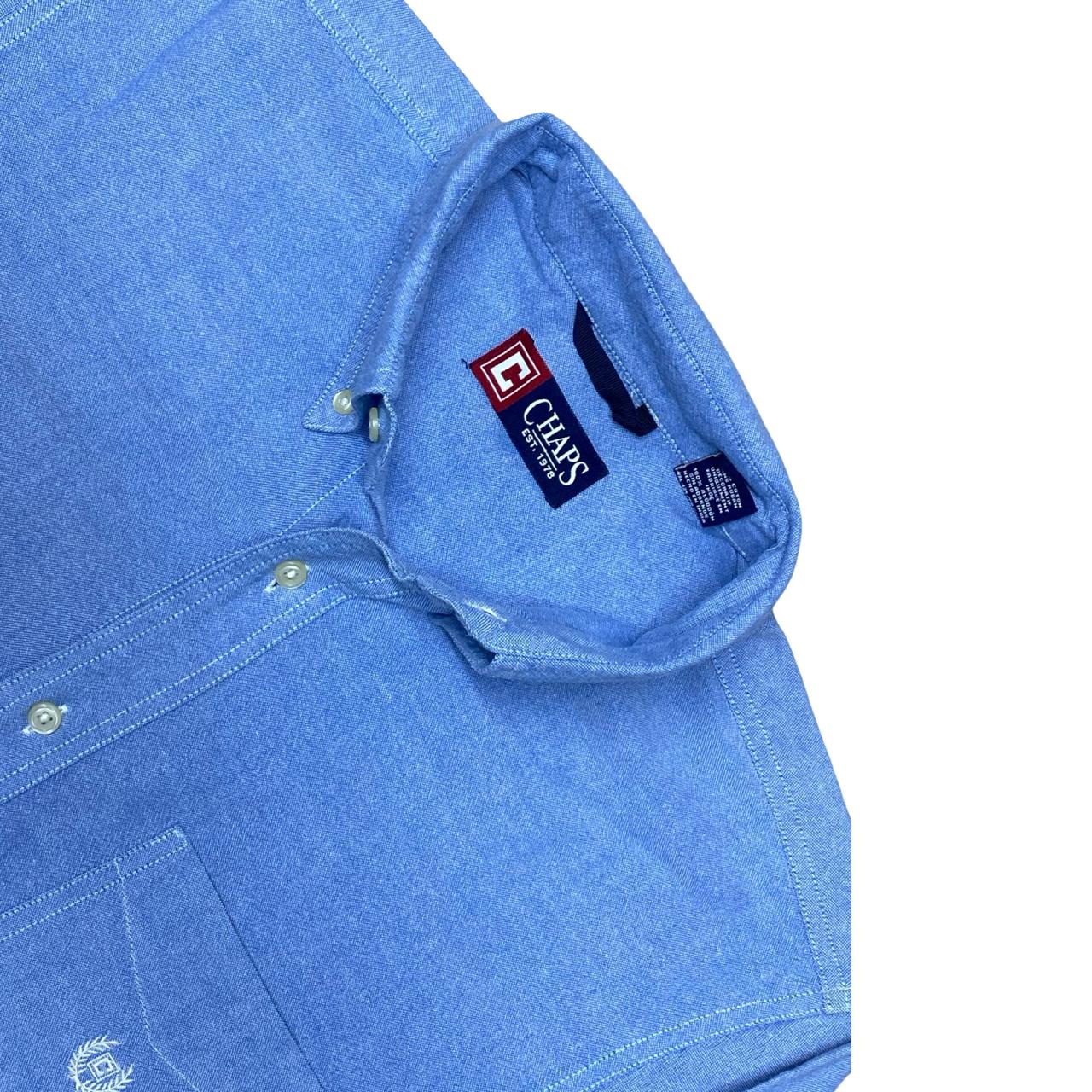 Chaps Blue Oxford Shirt | Large | Chest 24.5”