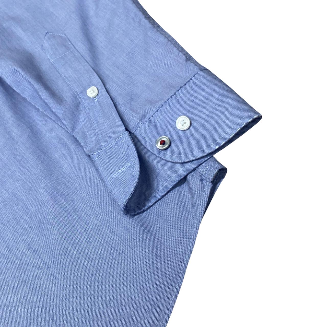 Tommy Hilfiger Blue Slim Fit Shirt | Medium | Chest 22.5”