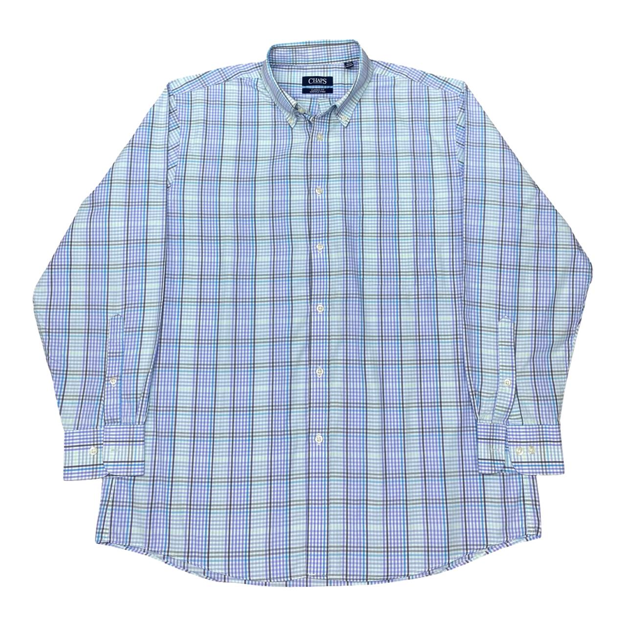 Chaps Check Shirt | Large | Chest 24.5”