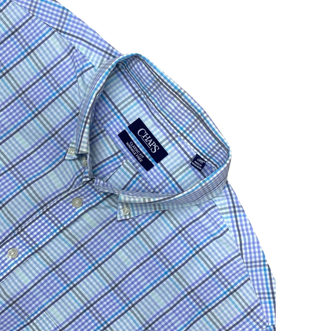 Chaps Check Shirt | Large | Chest 24.5”