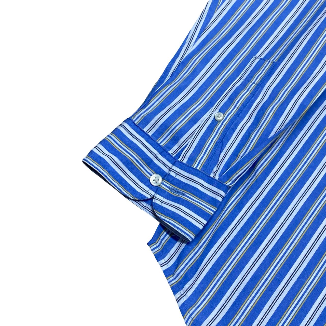 Chaps Striped Shirt | Large | Chest 25”