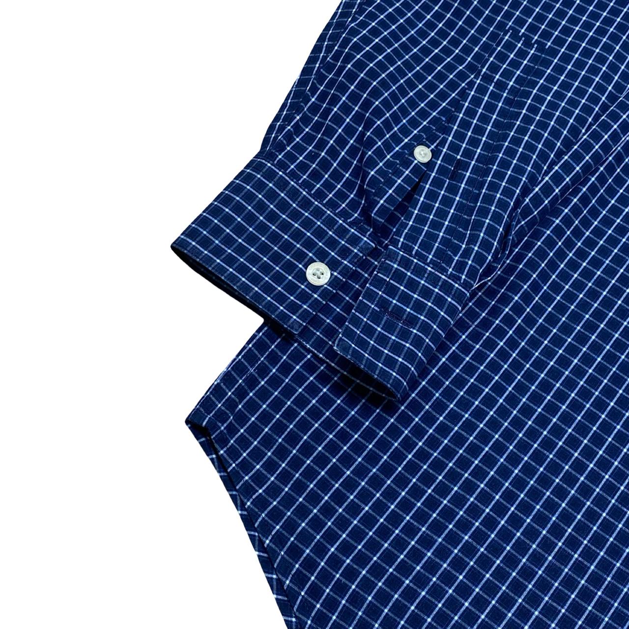 Chaps Blue Check Shirt | Large | Chest 25”