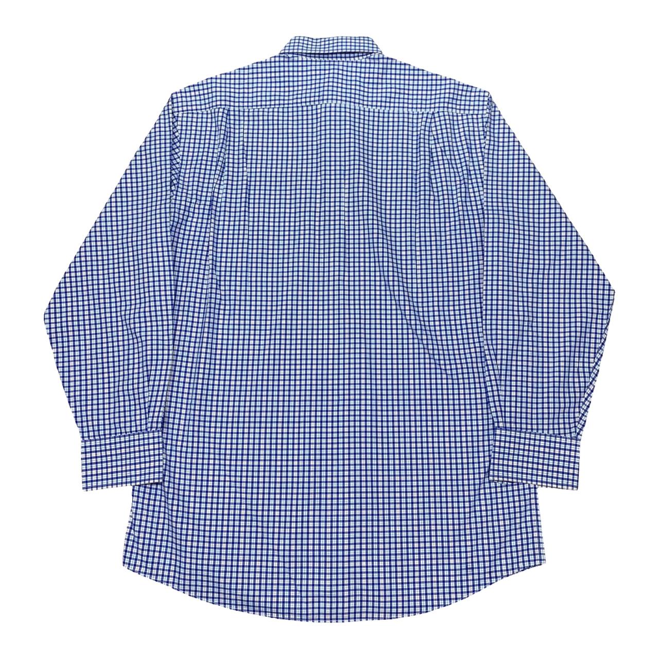 Tommy Hilfiger Blue Check Shirt | Medium | Chest 22.5”