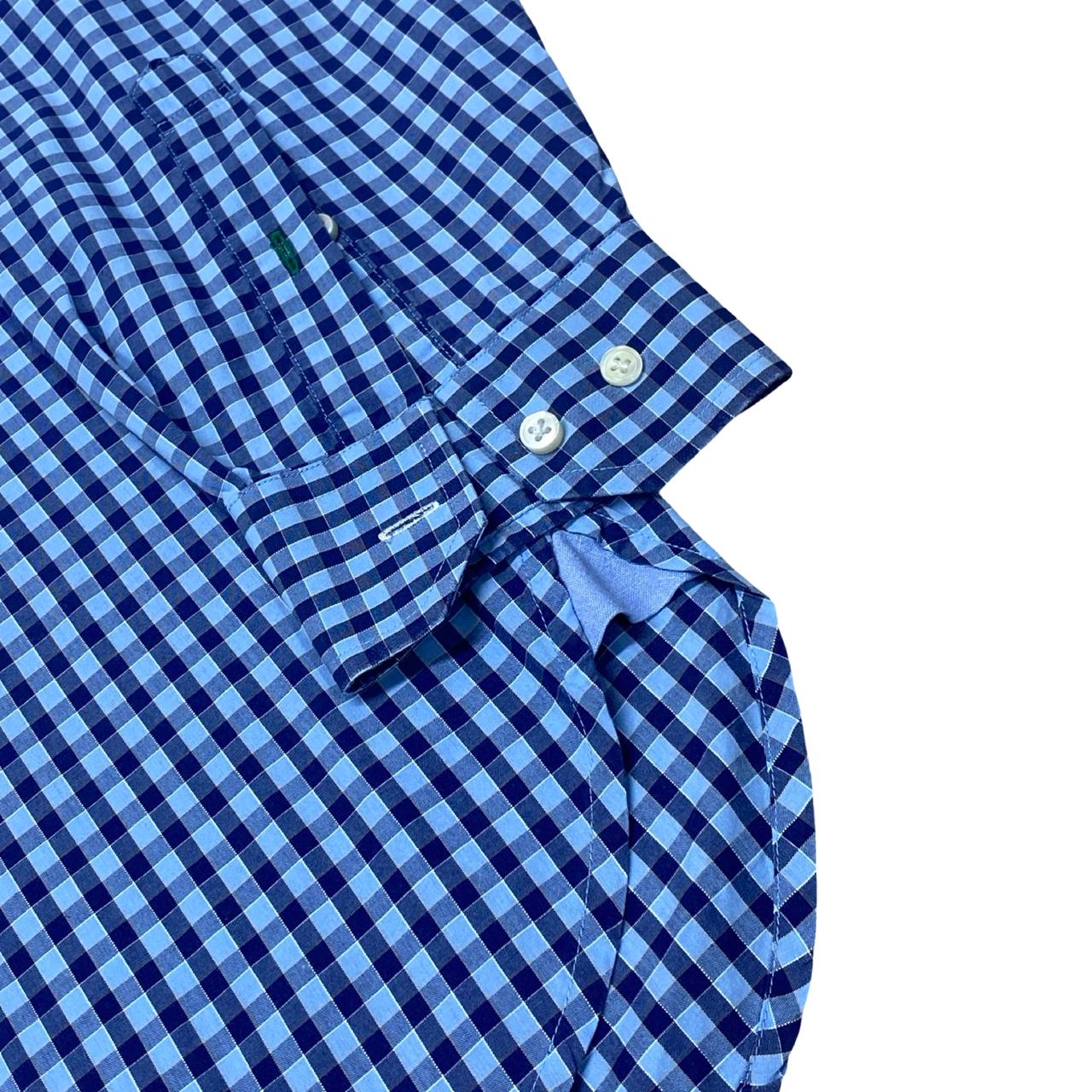 Tommy Hilfiger Blue Gingham Check Shirt | XL | Chest 25.5”