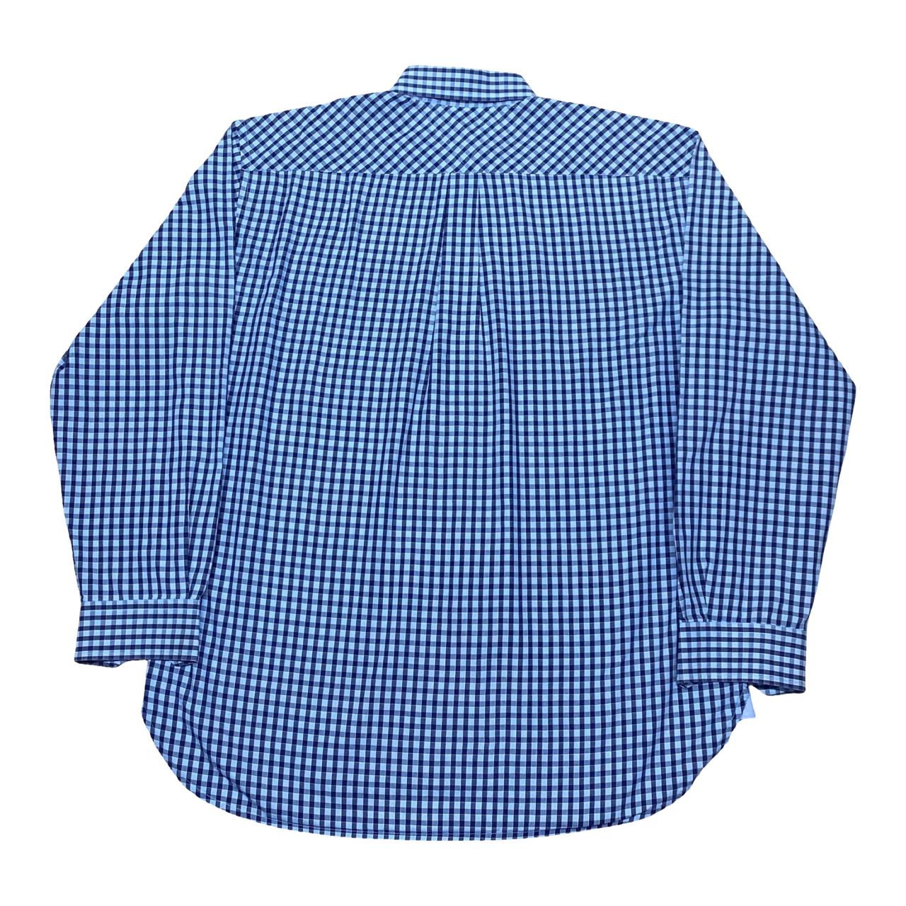 Tommy Hilfiger Blue Gingham Check Shirt | XL | Chest 25.5”
