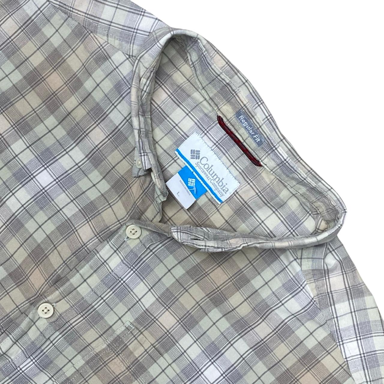 Columbia Check Shirt | Large | Chest 24”