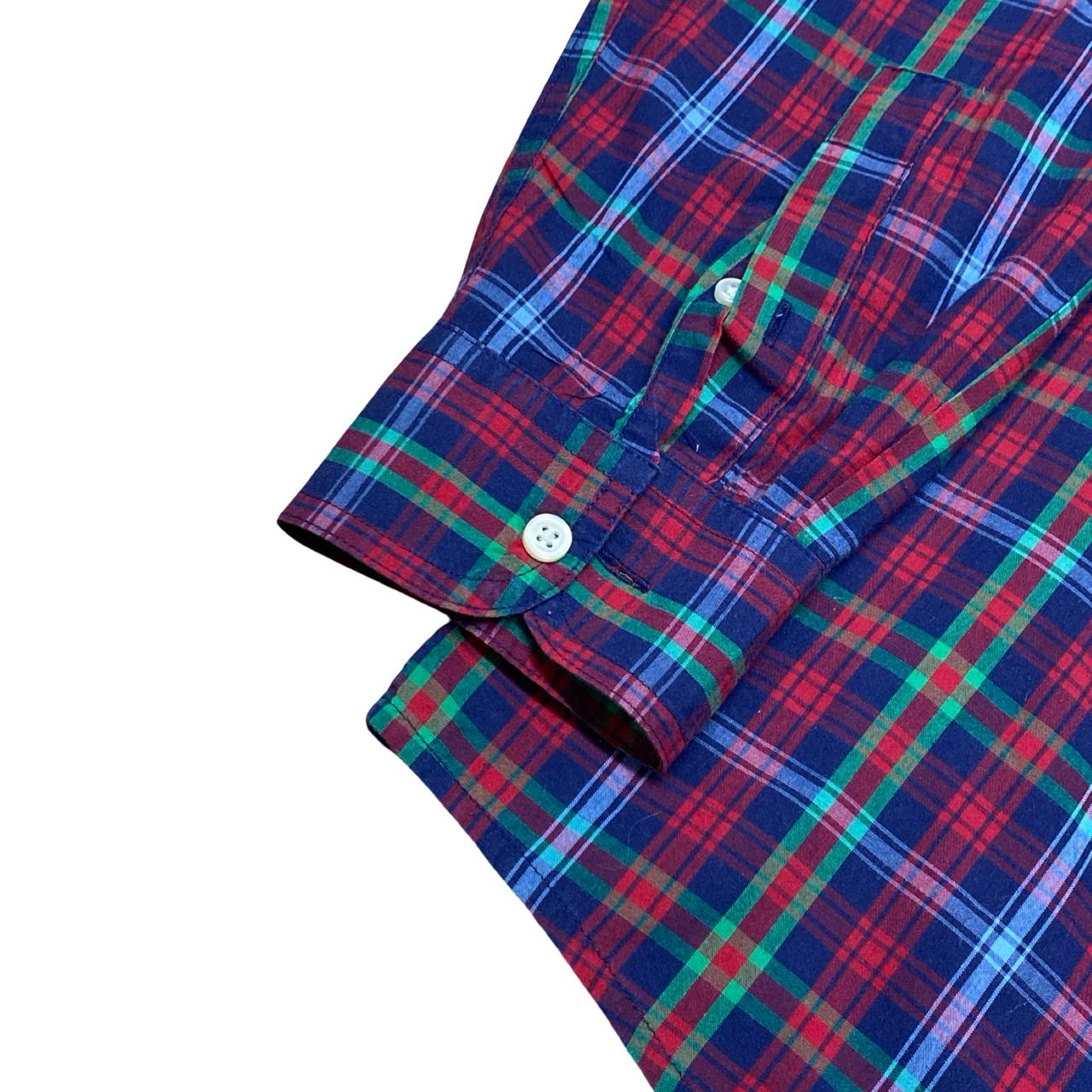 Chaps Red/Green/Blue Plaid Shirt | XL | Chest 26.5”