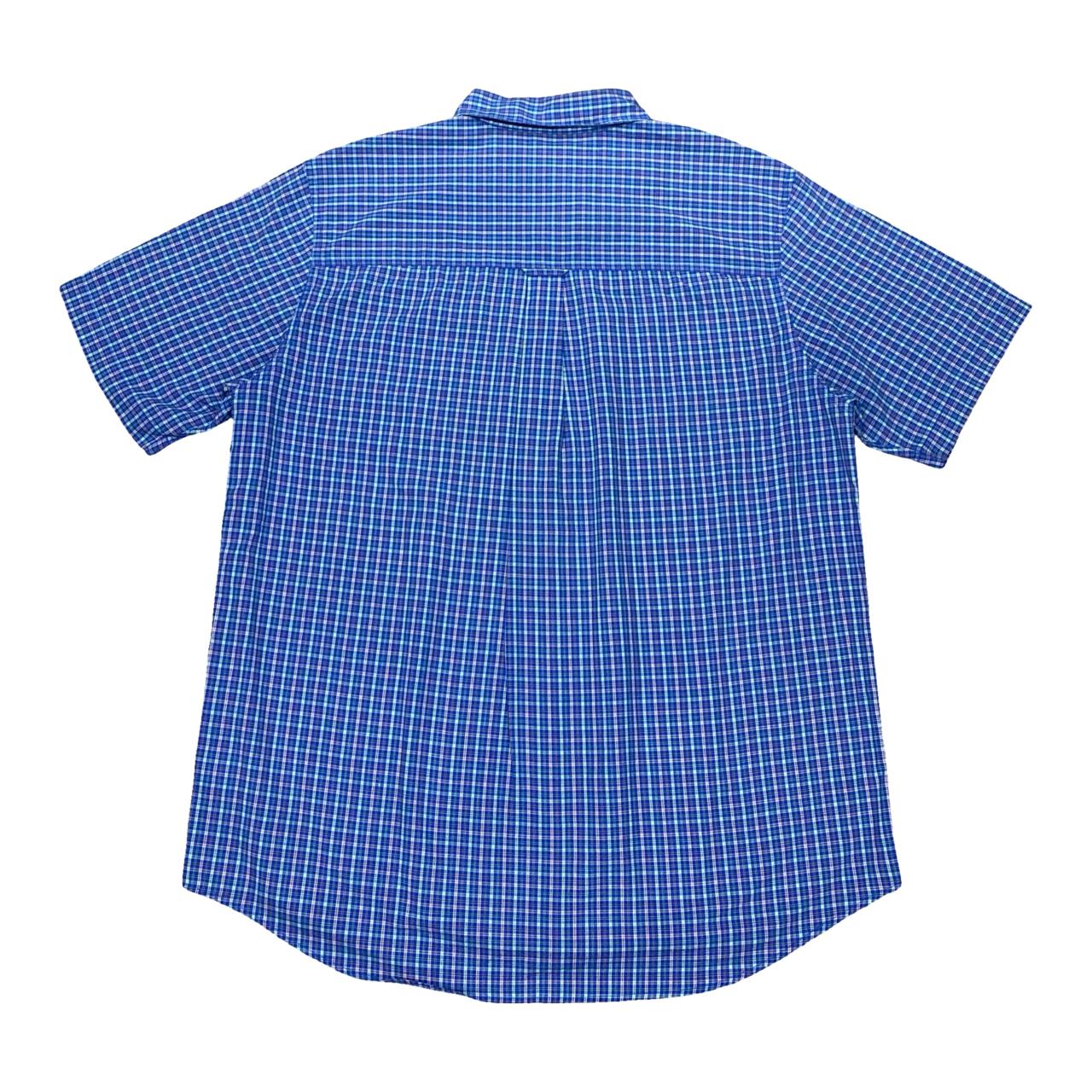 Chaps Short Sleeve Check Shirt | Large | Chest 25”