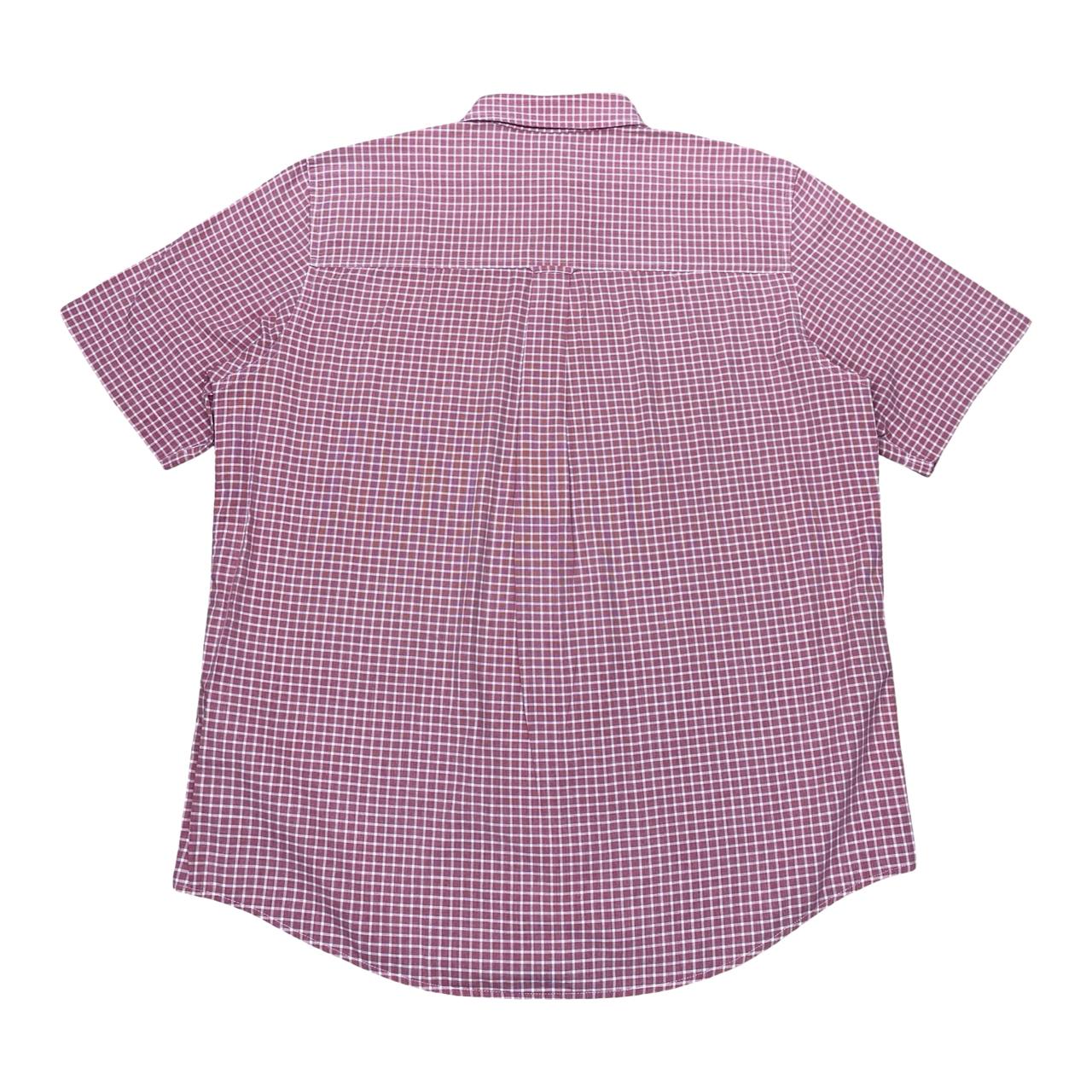 Chaps Short Sleeve Check Shirt | XL | Chest 26”