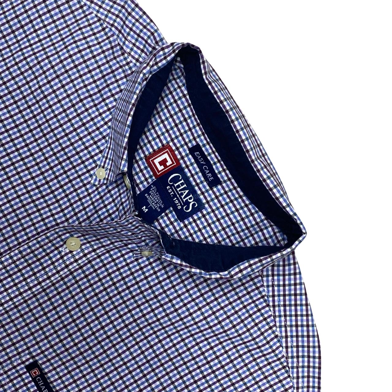 Chaps Checkered Shirt | Large | Chest 23.5”