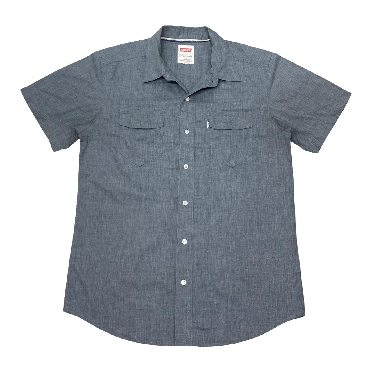 Levi’s Chambray Short Sleeve Shirt | Medium | Chest 21”