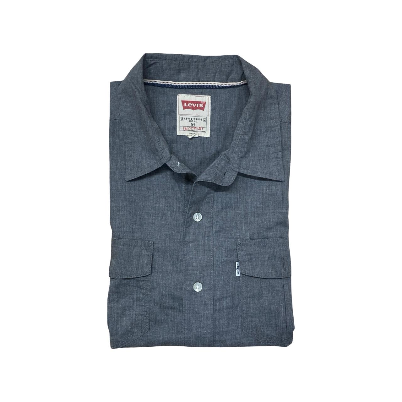 Levi’s Chambray Short Sleeve Shirt | Medium | Chest 21”